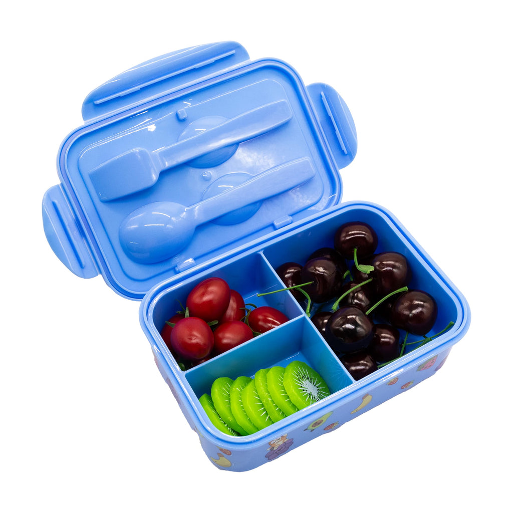 Fast Forward Spiderman, Paw Patrol, Bluey or Hello Kitty Bento Lunch Box for Kids | Marvel Food Container with Utensils