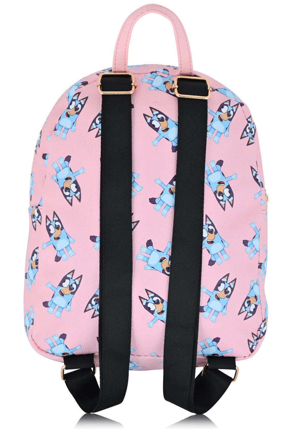 Fast Forward Bluey Mini Backpack for Kids & Adults | 10" PU Leather Backpack Purse | Toddler Travel Bag, Small Bookbag