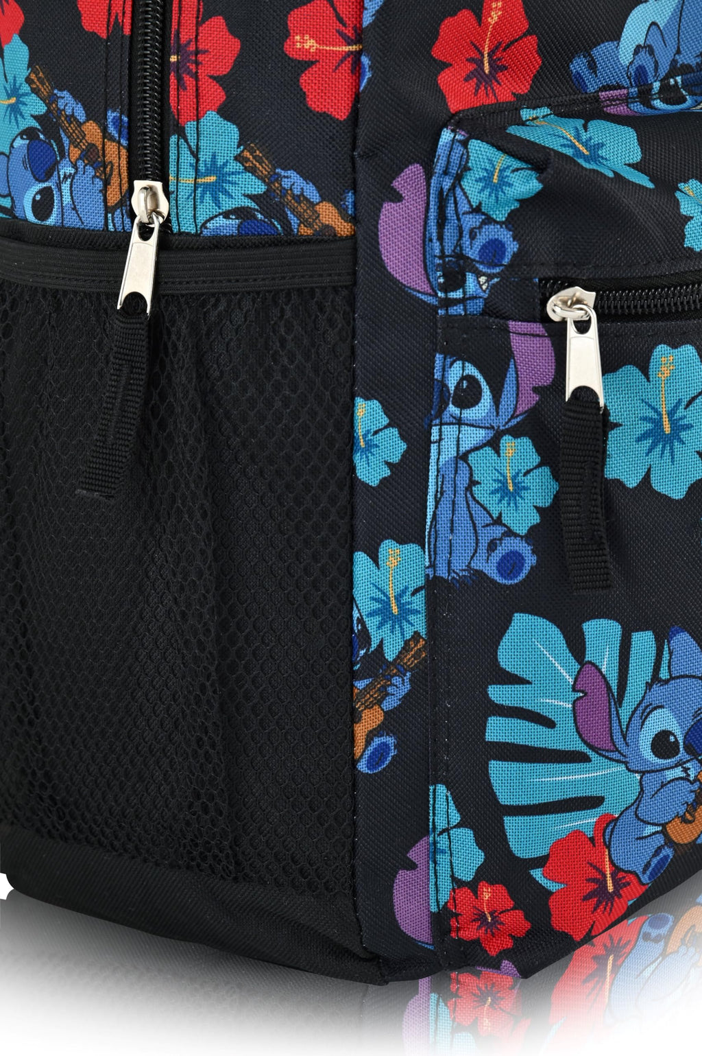 Disney Stitch Backpack - 16" Lilo and Stitch Canvas School Bag for Kids | Disney School Supplies for Toddlers, Kids, Boys, Girls