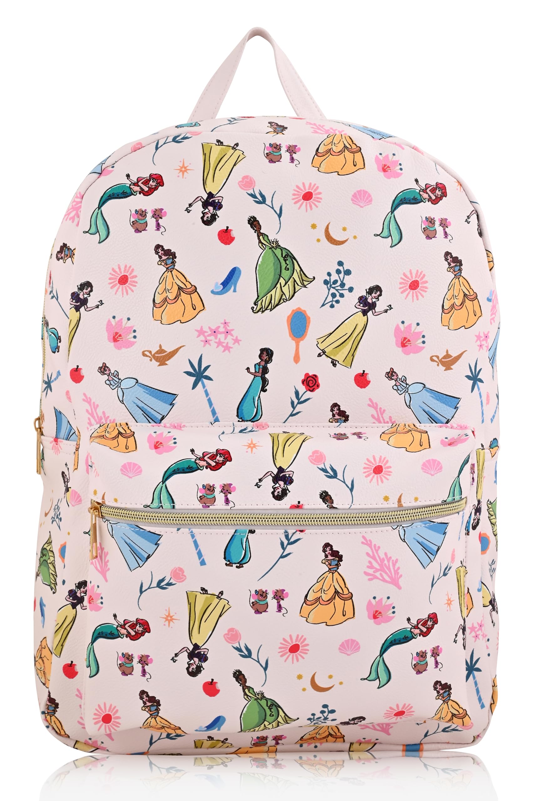 Hello Kitty, Stitch, Princess, Care Bears or Mickey Mouse Backpack for Women, Men, Unisex | Cute PU Leather Large Backpack