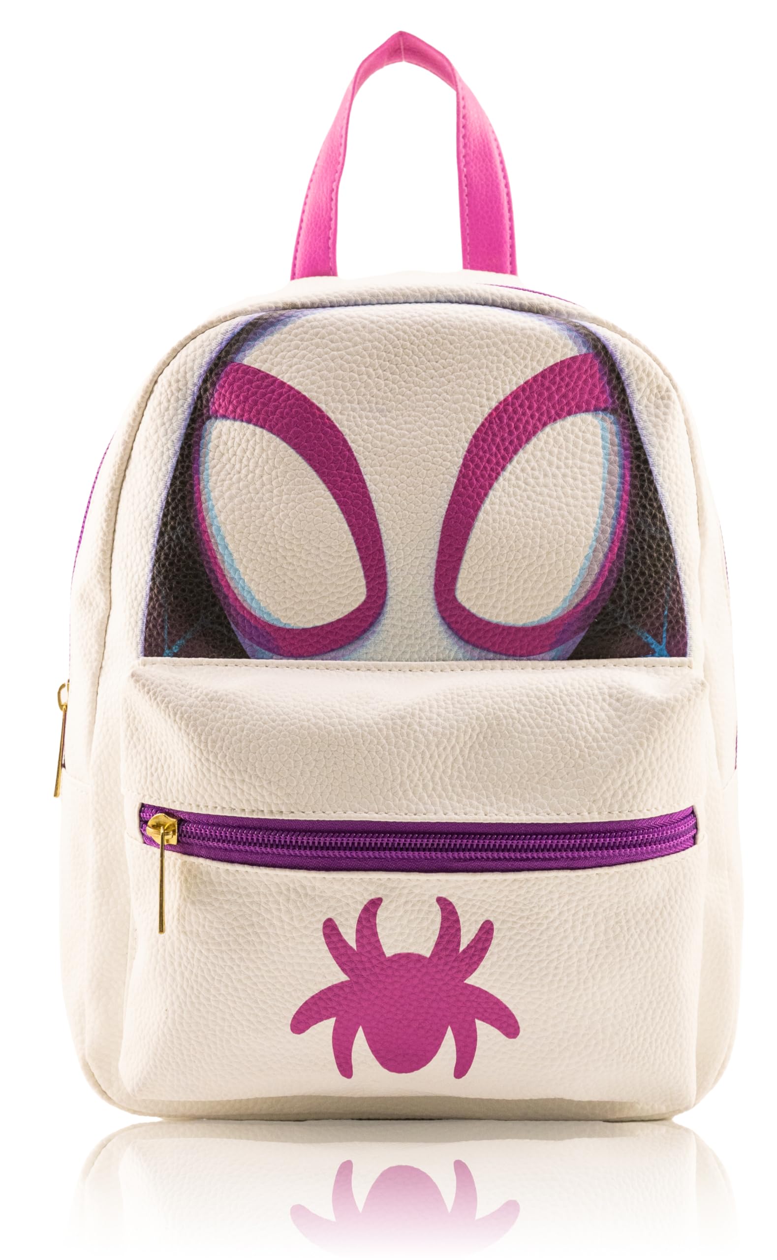 Marvel Spiderman Backpack for Men, Women, Unisex | Cute PU Leather 10" Mini Backpack Purse | Spiderman Bag & Accessories