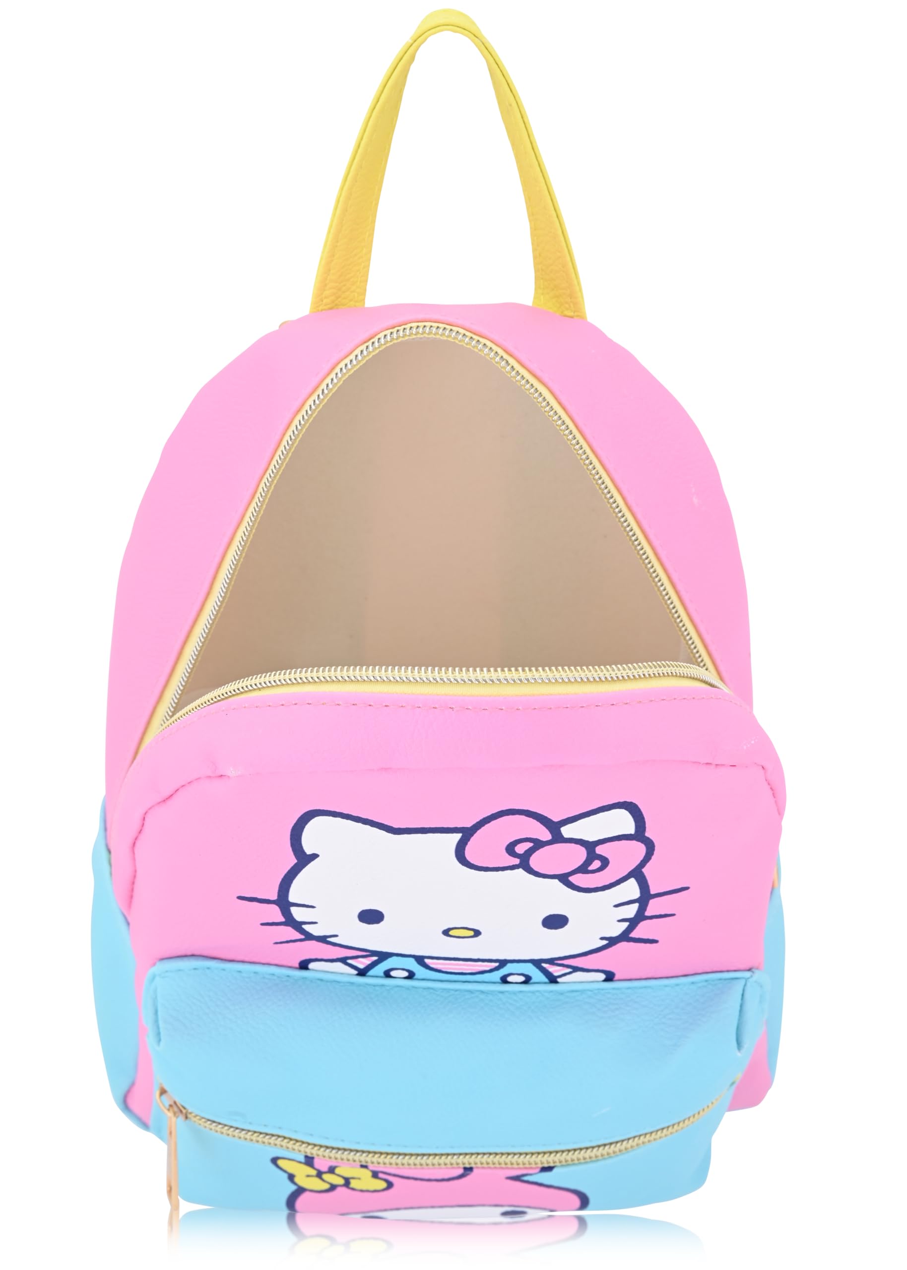 Fast Forward Sanrio Hello Kitty Mini Backpack for Kids & Adults | 10" PU Leather Backpack Purse | Toddler Travel Bag