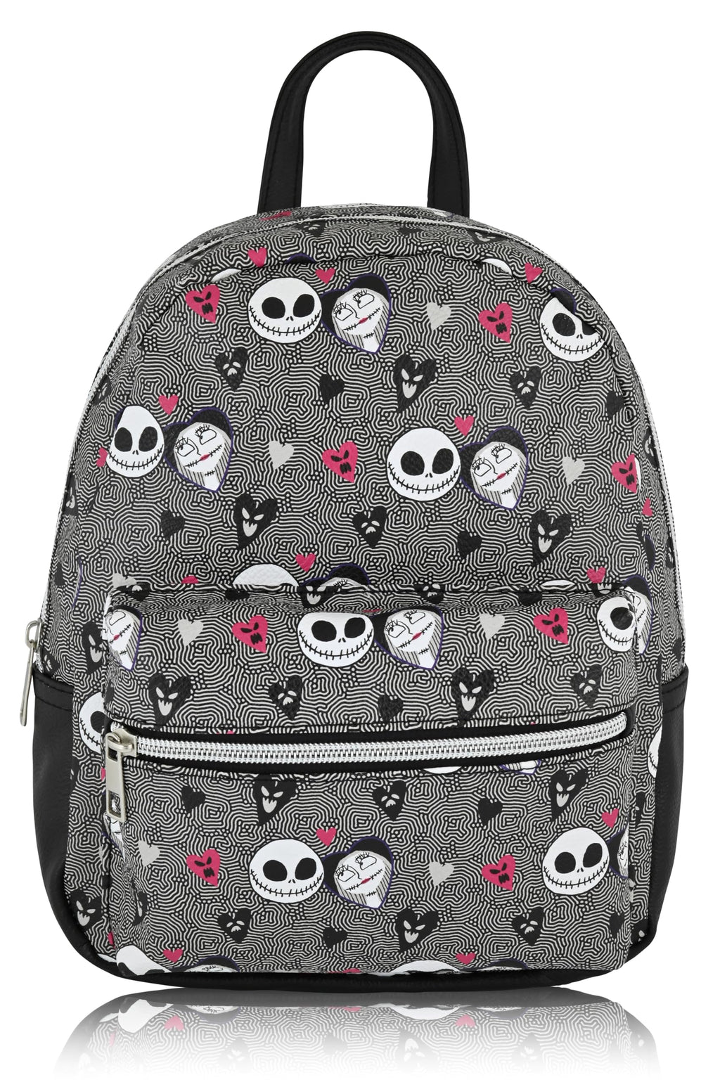 Disney Nightmare Before Christmas Backpack for Men, Women, Unisex | Cute PU Leather 10" Jack Skellington Mini Backpack Purse
