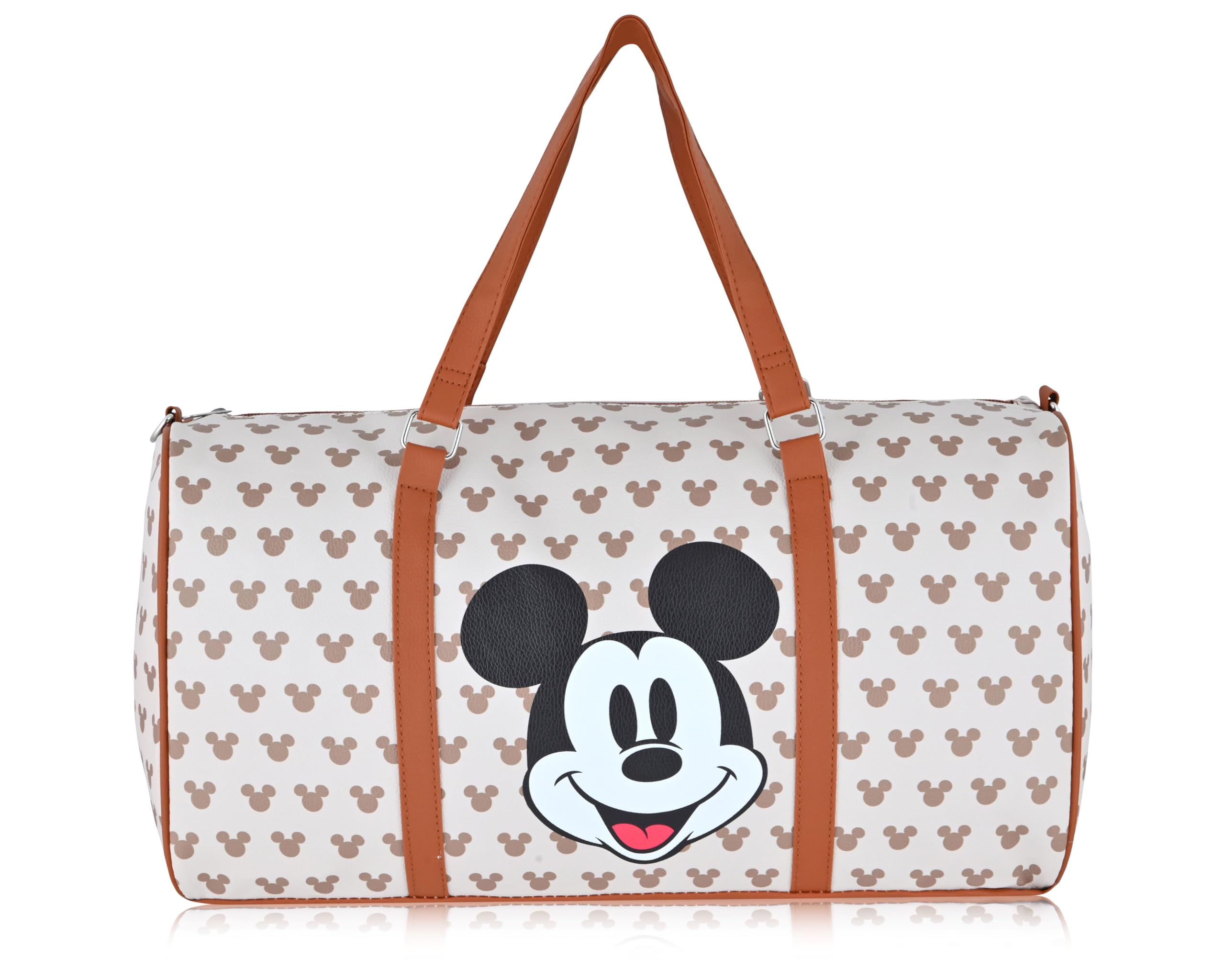 Stitch, Minnie, Mickey, Pooh, Harry Potter, or Jack Skellington 16" Leather Mini Travel Bag, Duffle Bag, Overnight Bag