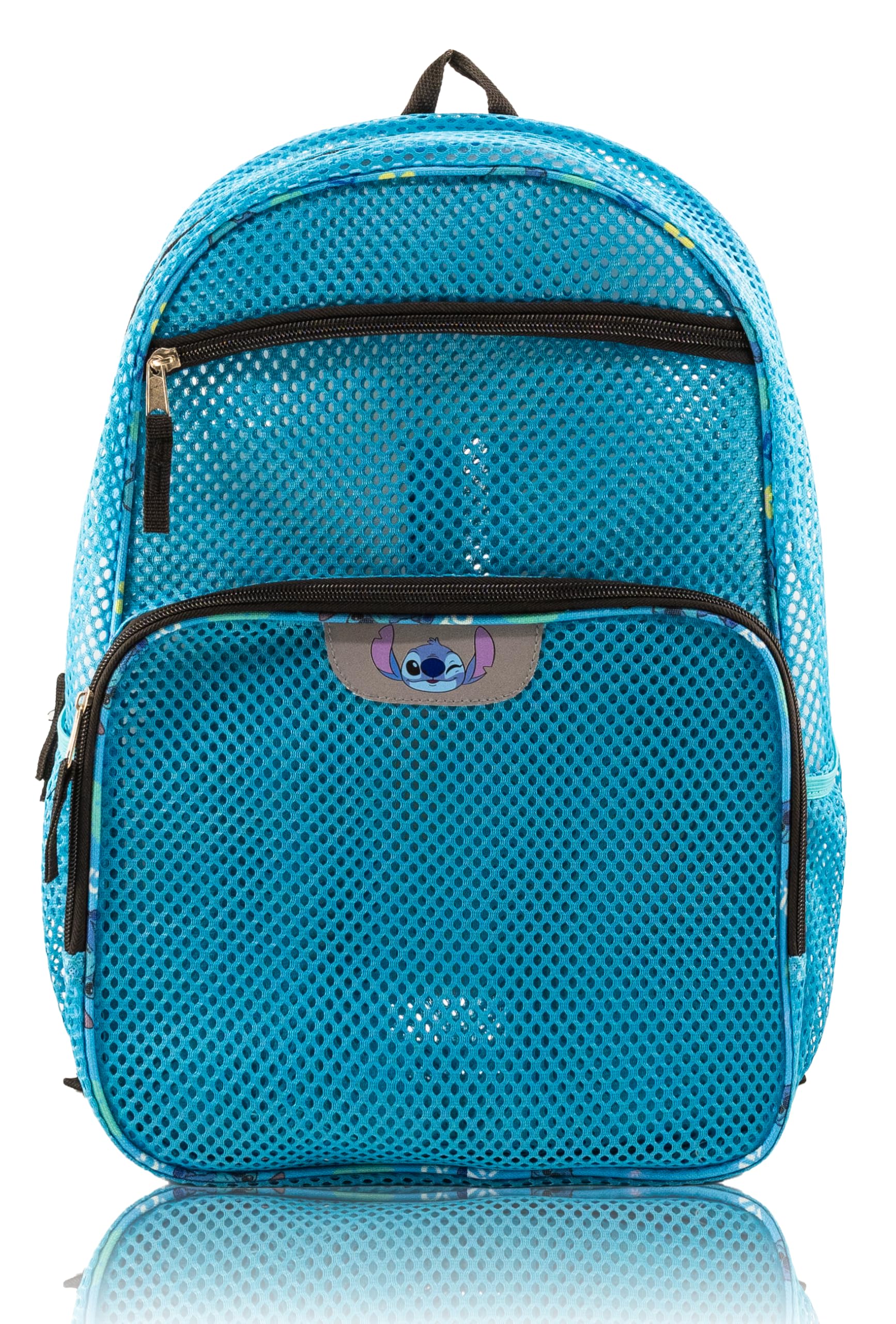 Fast Forward Bluey, Hello Kitty or Stitch Mesh Backpack for Kids | Bookbag for Girls, Boys, Unisex | Toddler Travel Bag