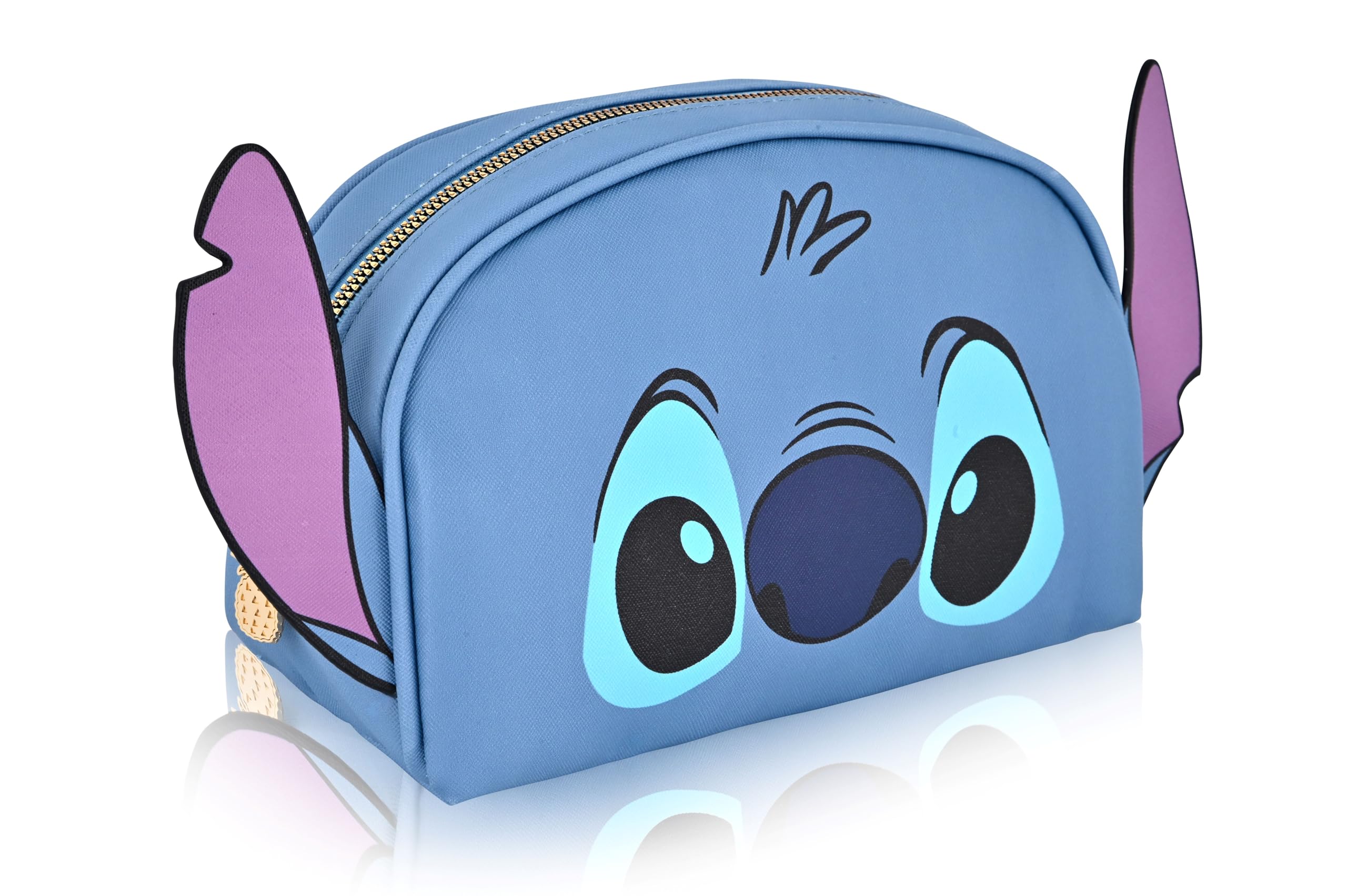 Hello Kitty, Stitch or Minnie Mouse Makeup Bag for Women | Minnie Mouse PU Leather Travel Toiletry Bag for Women