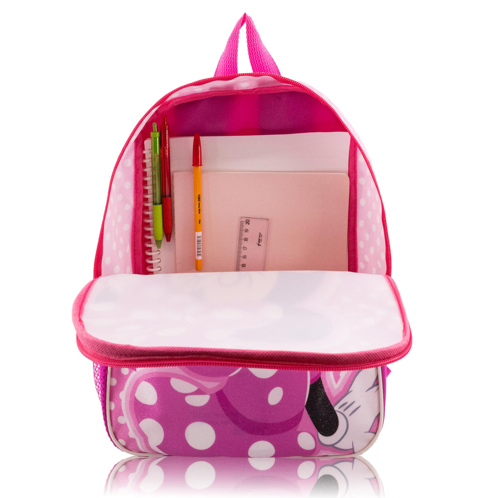 Fast Forward 14" Licensed Kids Backpack with Lunch Box for Kids | Insulated Lunch Bag for Boys, Girls, Toddlers