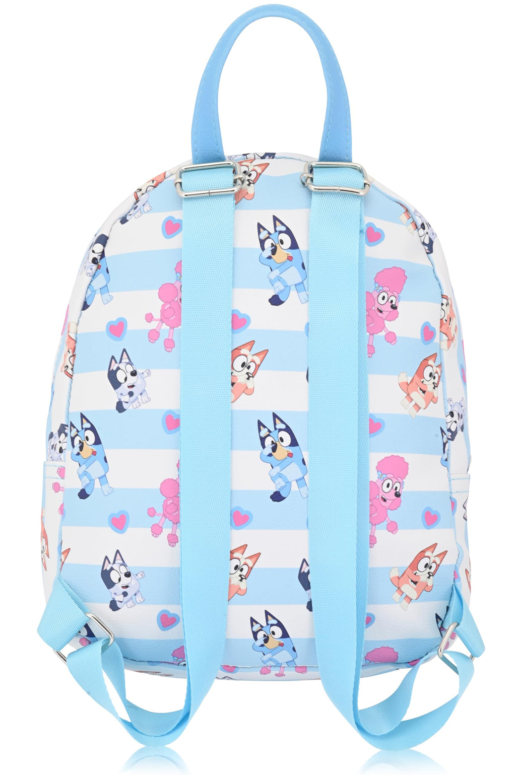 Fast Forward Bluey Mini Backpack for Kids & Adults | 10" PU Leather Backpack Purse | Toddler Travel Bag, Small Bookbag