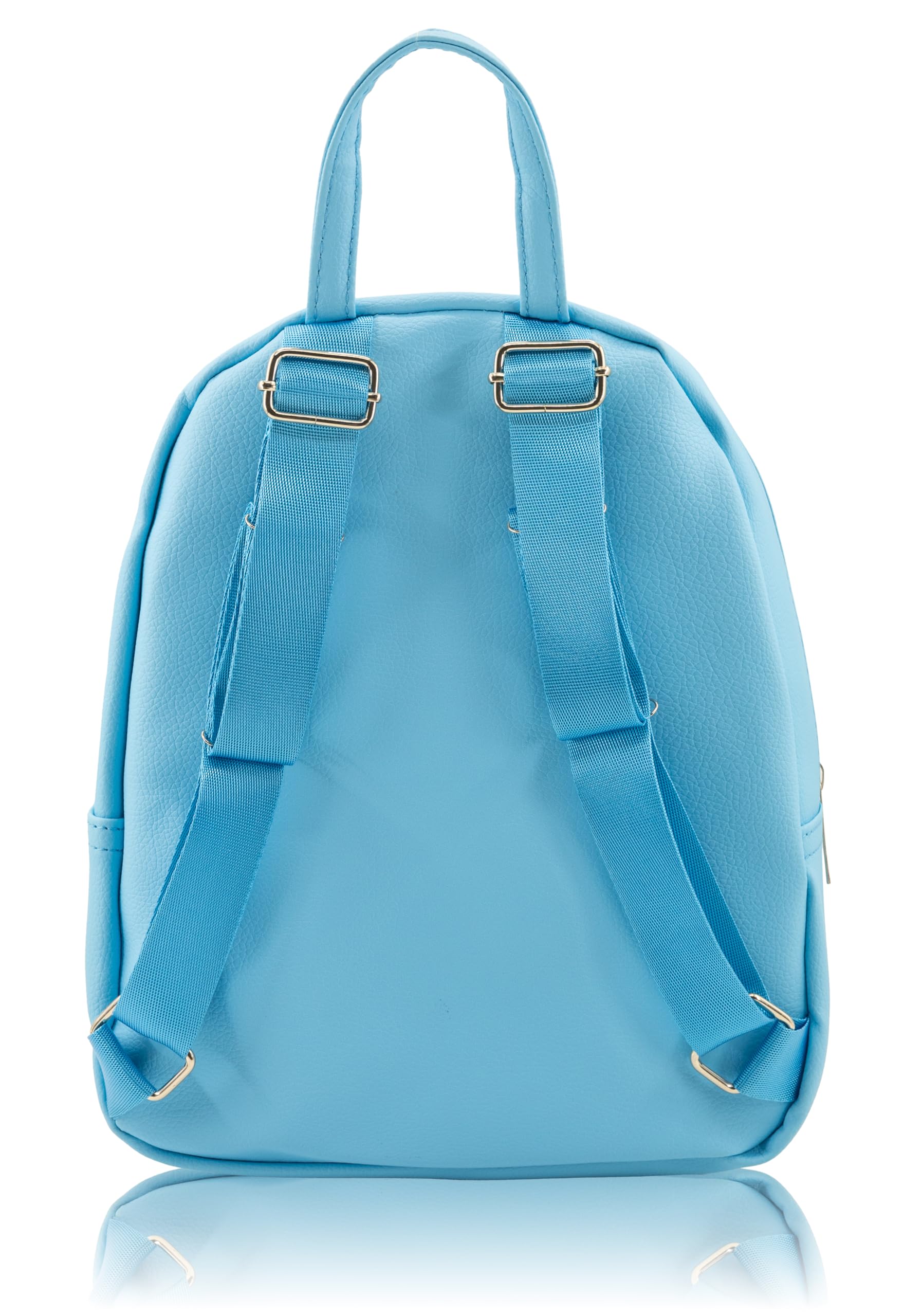 Fast Forward Bluey and Bingo Mini Backpack for Kids & Adults | 10" PU Leather Bluey Backpack Purse Featuring Bluey & Bingo