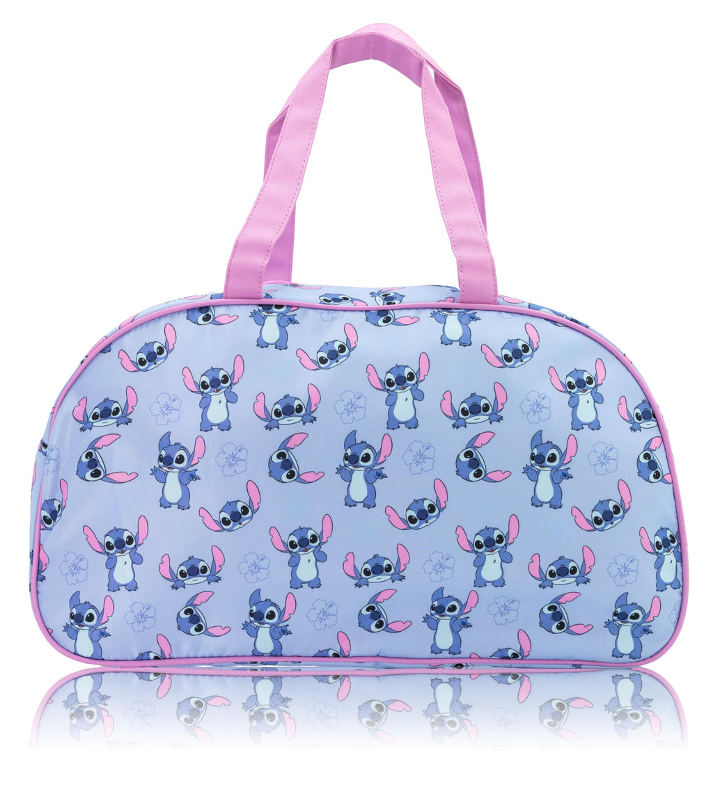 Stitch, Hello Kitty, Bluey or Spiderman Overnighter 10" Duffle Bag for Kids | Lightweight Travel Weekender Duffel for Girls and Women | Ages 3+