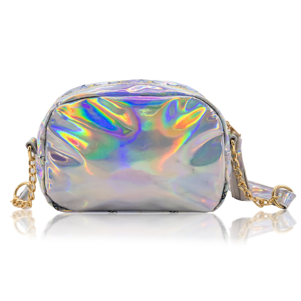 Fast Forward Bluey Purse Crossbody Handbag for Women | Bluey Metallic Vinyl Women's Shoulder Handbag | Bluey Accessories for Girls