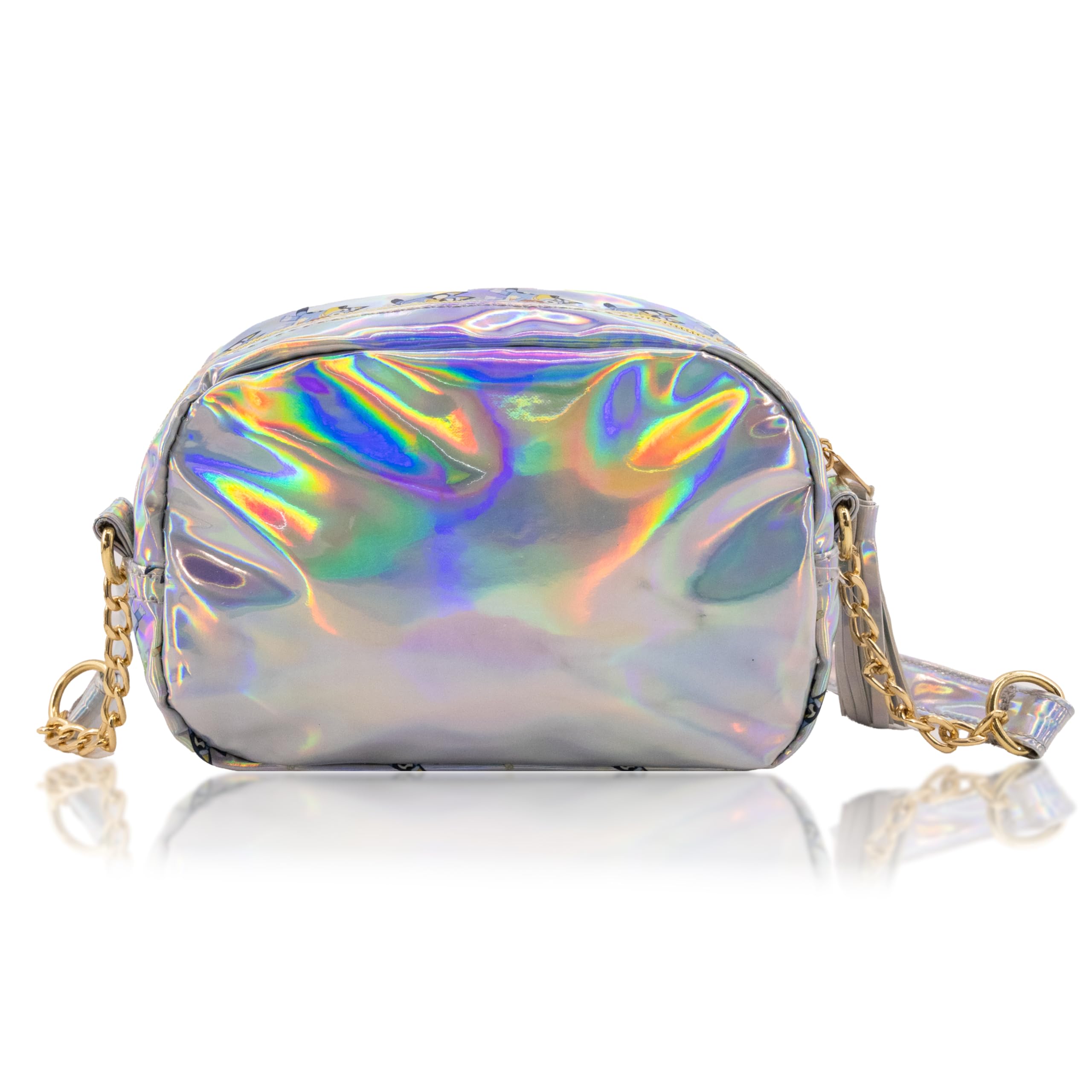 Fast Forward Bluey Purse Crossbody Handbag for Women | Bluey Metallic Vinyl Women's Shoulder Handbag | Bluey Accessories for Girls