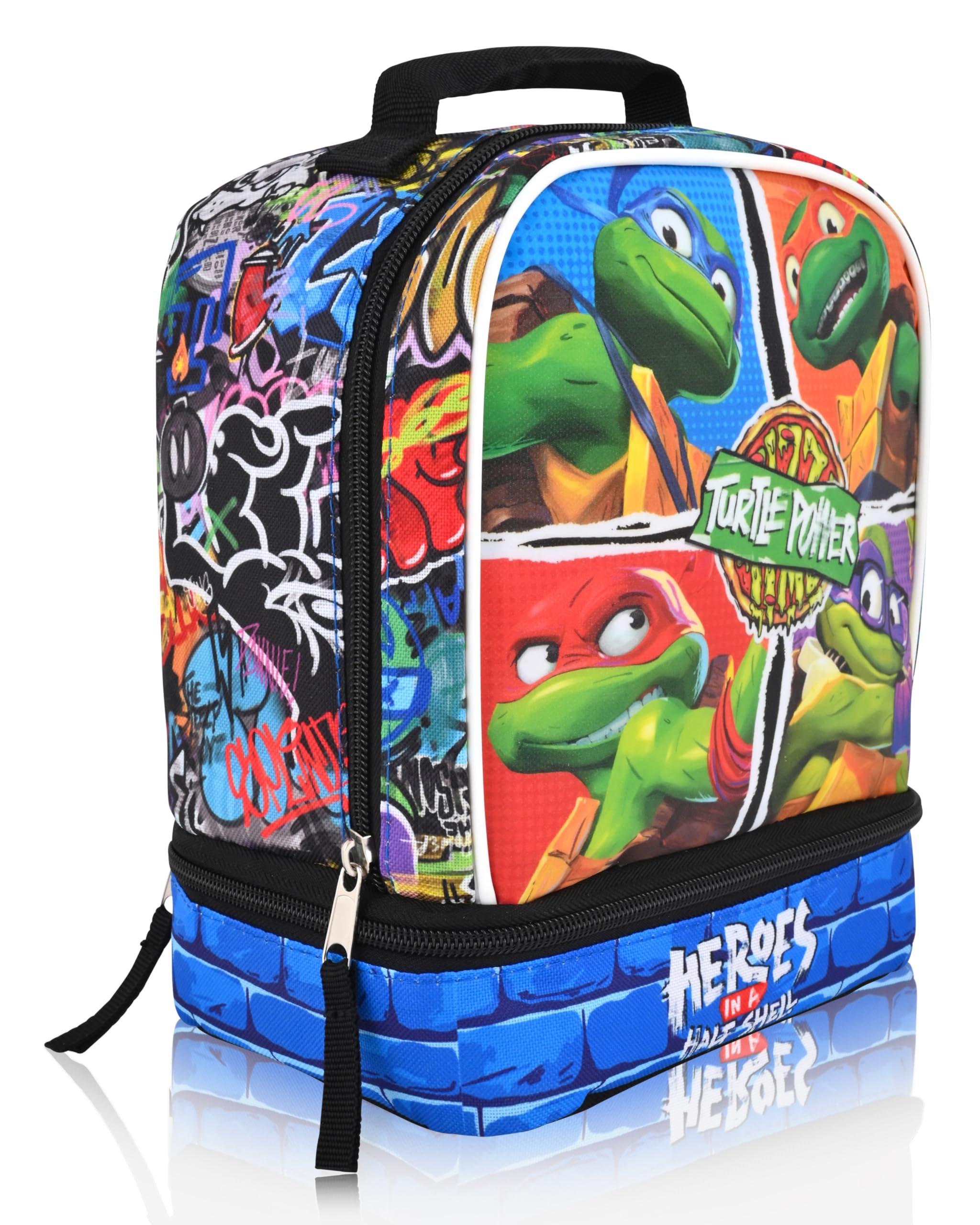 Fast Forward Officially Licensed Lunch Box for Kids | Insulated Lunch Bag Lunch Box for Boys, Girls, Toddlers | Kids Reusable Lunchbox