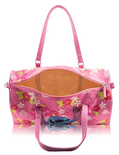 Stitch, Minnie, Mickey, Pooh, Harry Potter, or Jack Skellington 16" Leather Mini Travel Bag, Duffle Bag, Overnight Bag