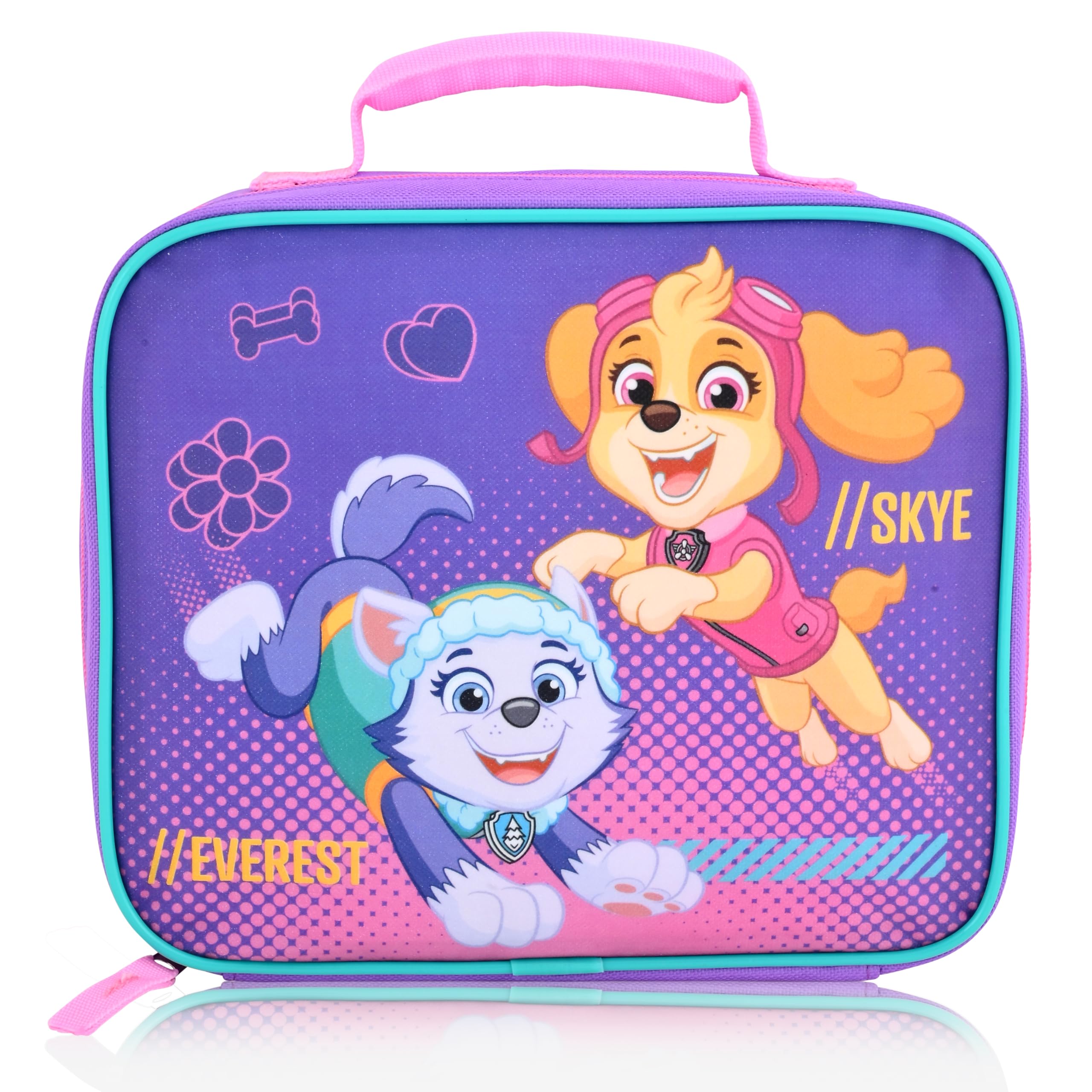 Fast Forward Hello Kitty Or Paw Patrol Lunch Box for Kids | Insulated Lunch Bag Lunch Box for Girls, Boys, Toddlers | Reusable Lunchbox