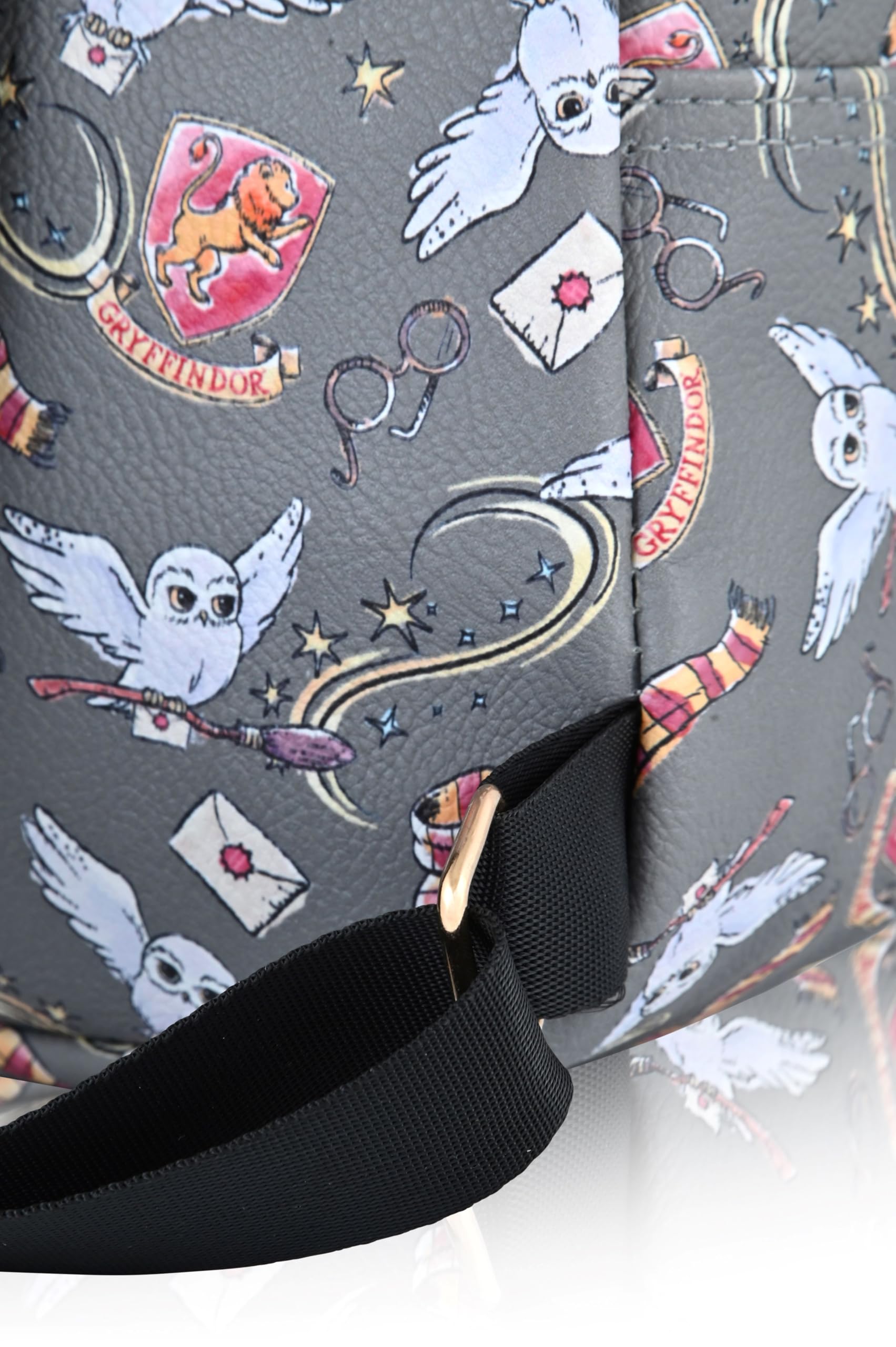 Fast Forward Harry Potter Backpack for Men, Women, Unisex | Cute PU Leather 10" Mini Backpack Purse