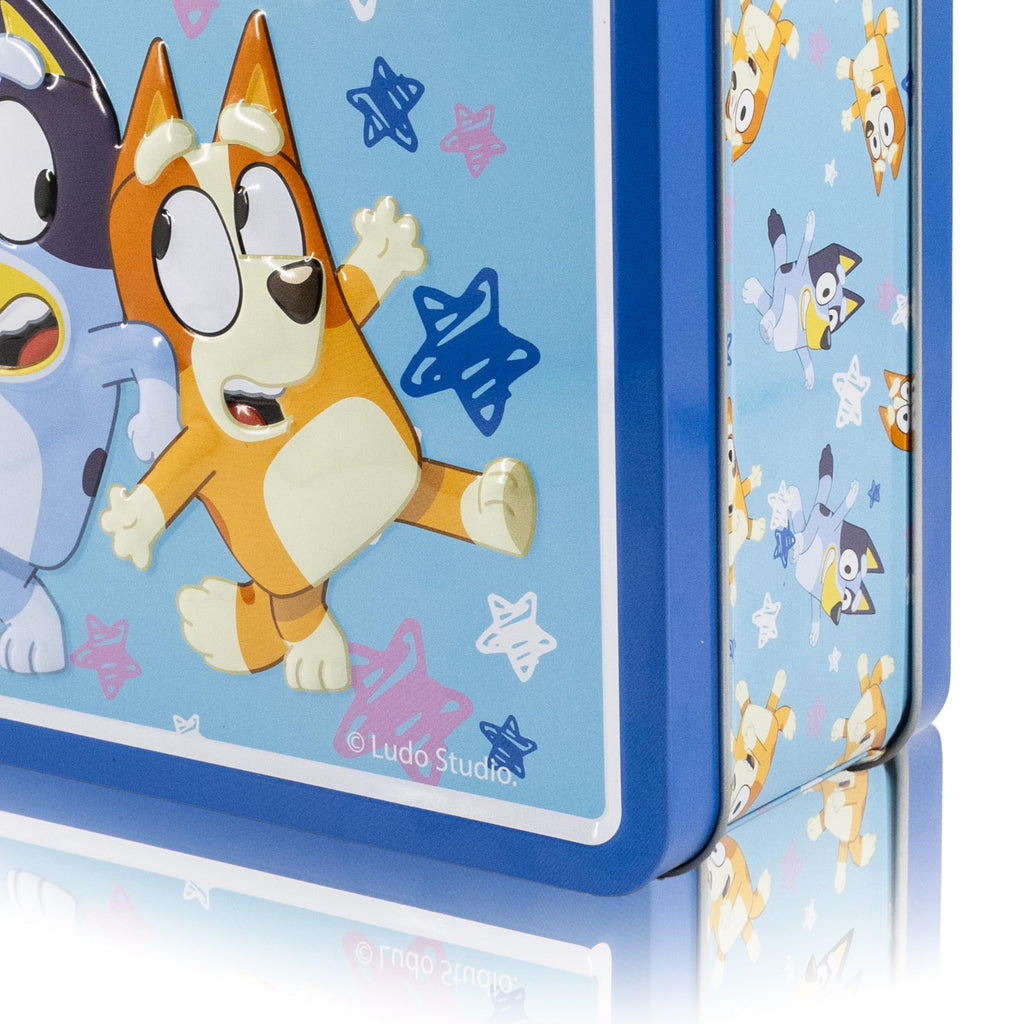 Fast Forward Stitch, Spiderman, Bluey or Hello Kitty Tin Lunch Box for Kids | Stitch Tin Lunchbag for Boys, Girls, Unisex