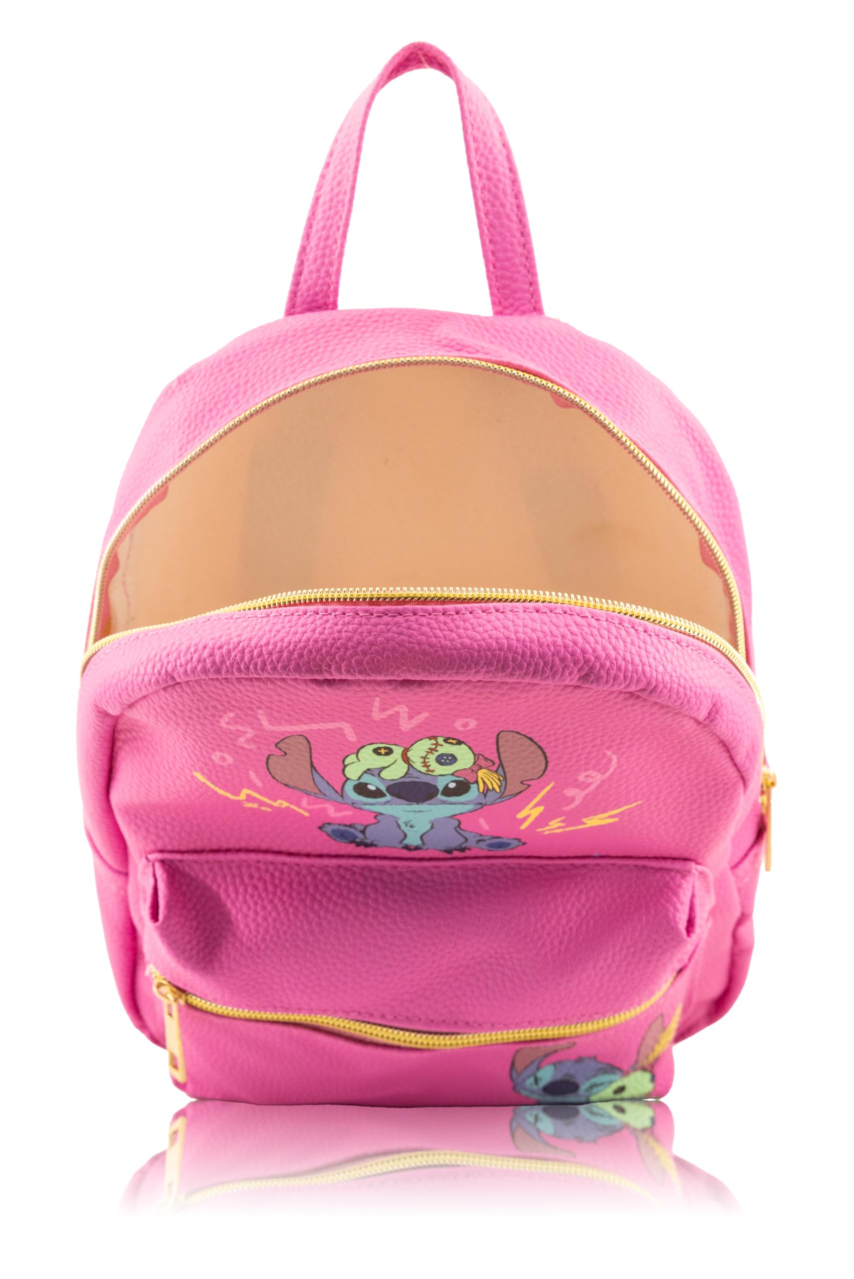 Disney Lilo and Stitch Backpack for Women, Men, Unisex | Cute PU Leather 10" Mini Backpack Purse | Stitch Bag & Accessories