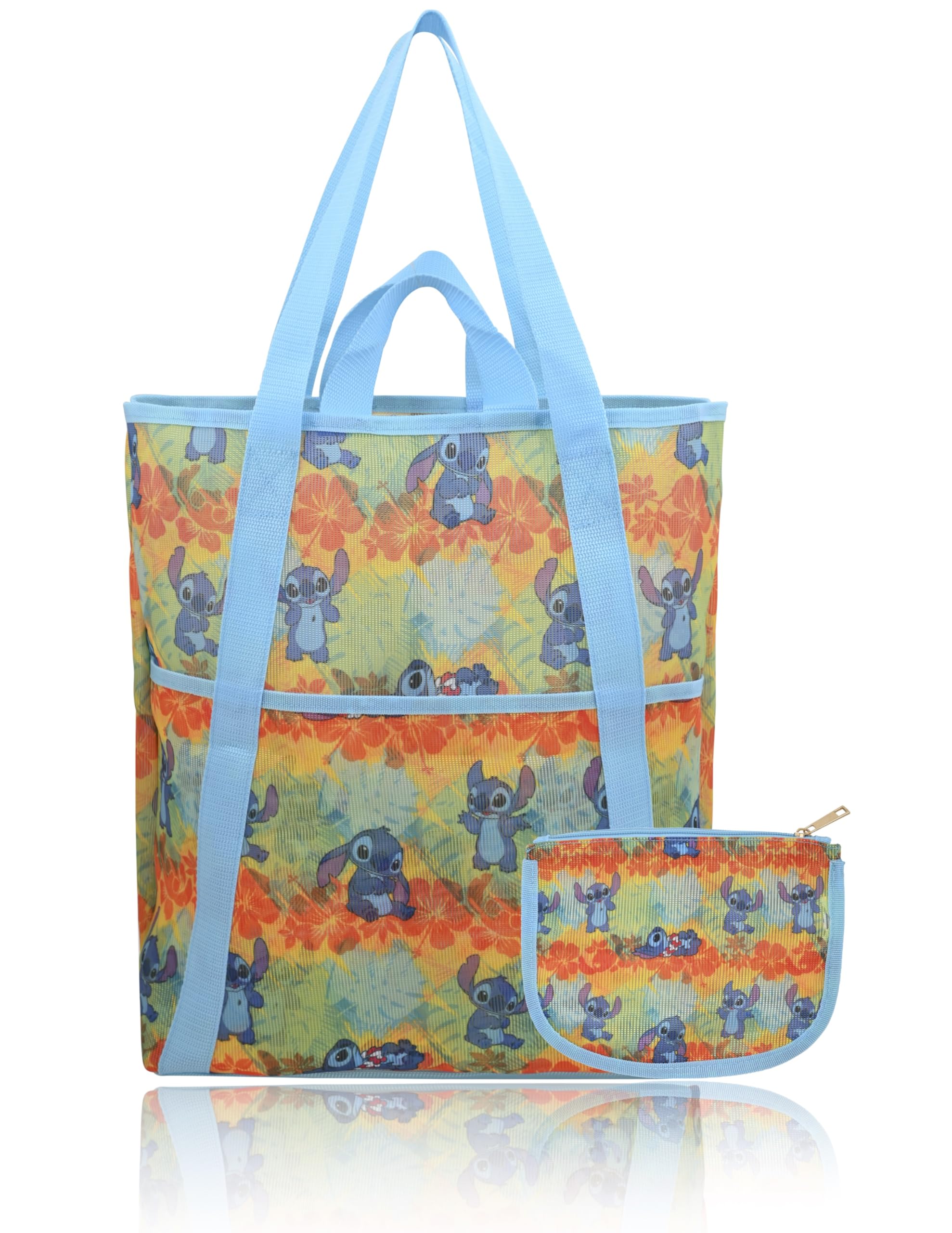 Fast Forward Hello Kitty, Stitch or Minnie Mouse Beach Bag Tote Bag For Women | Beach Tote Travel Bag for Adults