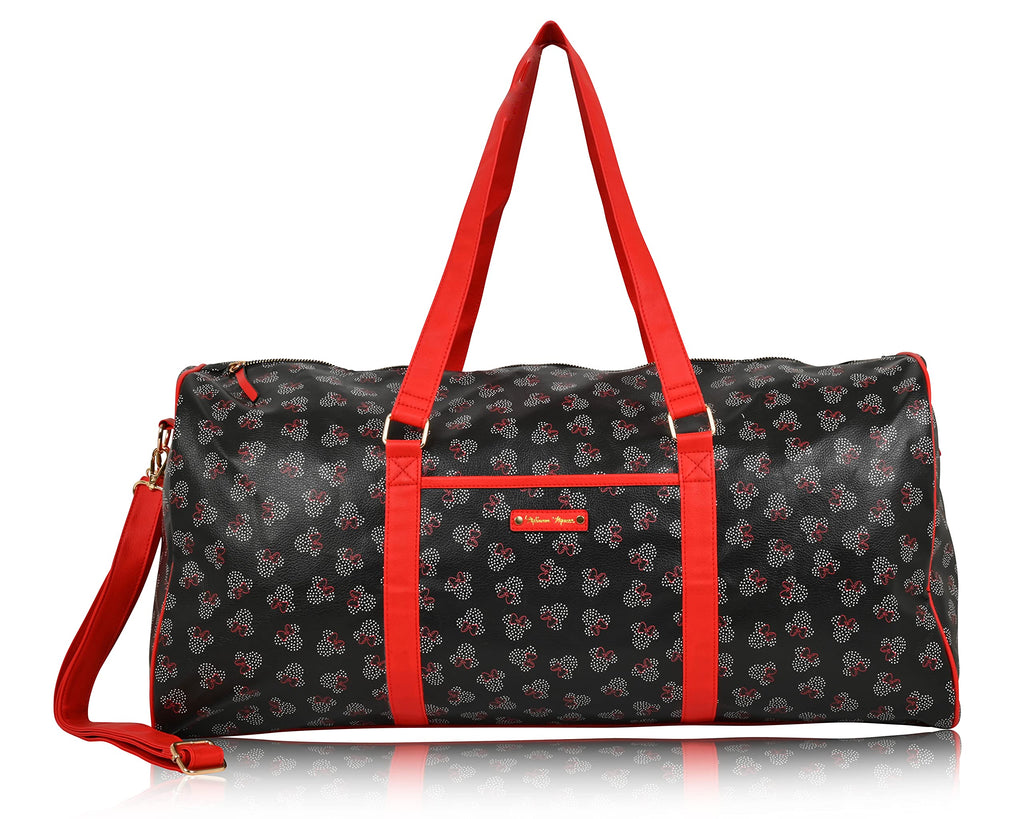 Mickey Mouse Overnight Duffle Bag - Mickey & Minnie Mouse Classic Premium Overnight Duffle Bag