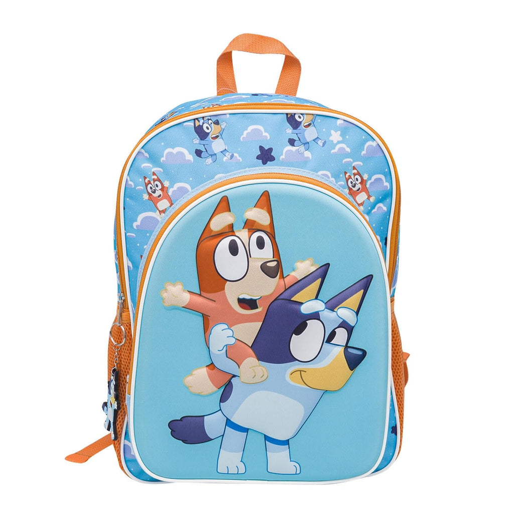 Disney Stitch Girls’ 16" Backpack – Main Zipper Compartment, Front Pocket, Mesh Side Pockets & Adjustable Shoulder Straps