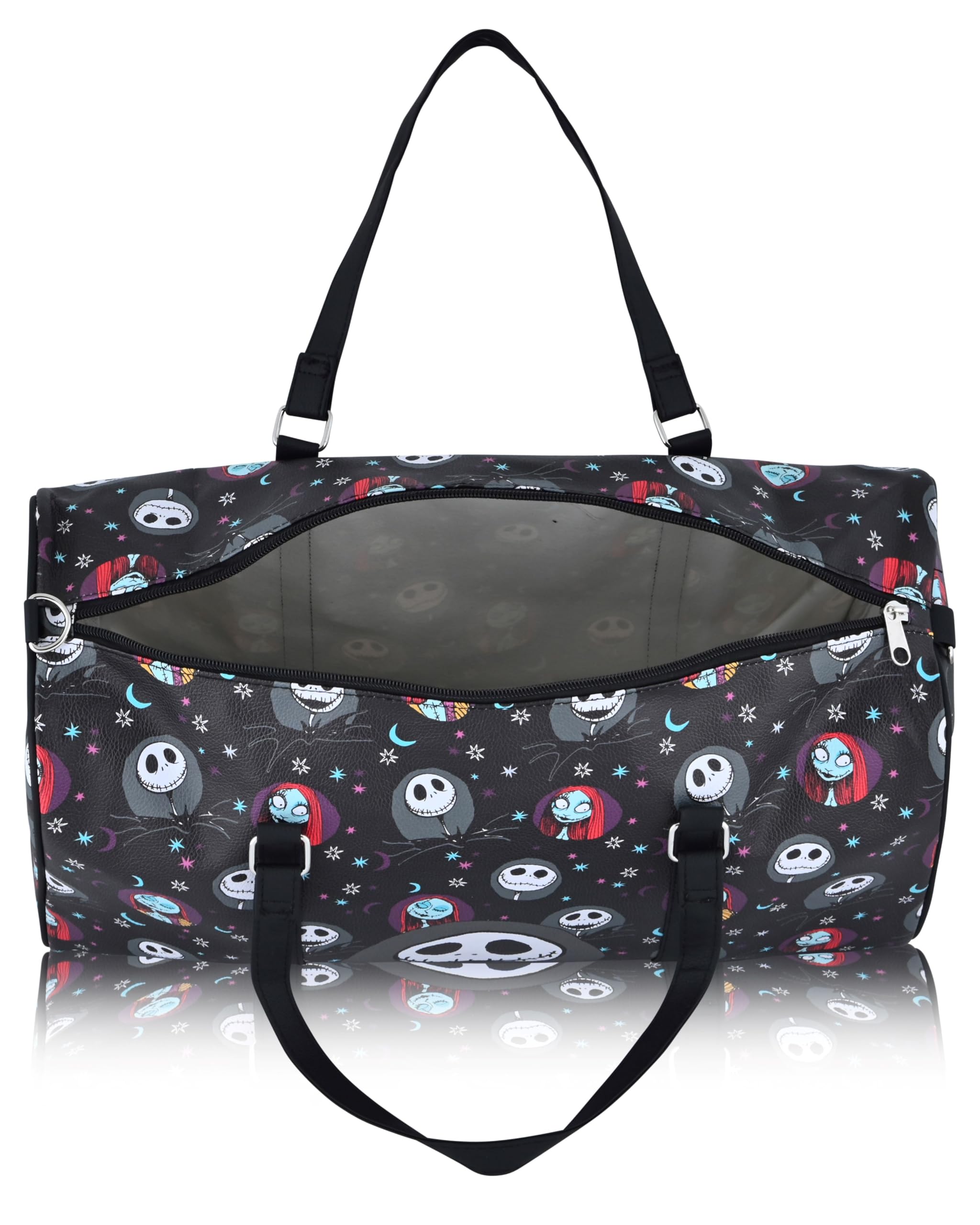 Stitch, Minnie, Mickey, Pooh, Harry Potter, or Jack Skellington 16" Leather Mini Travel Bag, Duffle Bag, Overnight Bag