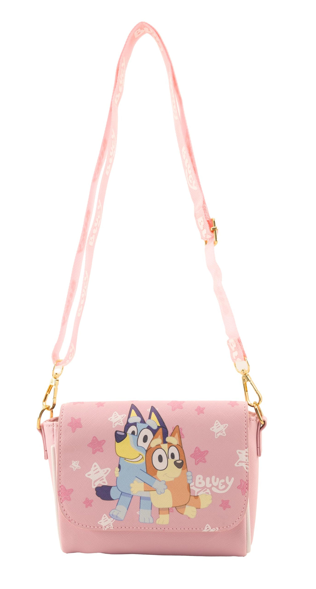 Fast Forward Stitch, Hello Kitty or Bluey Girls Purse | Small Crossbody Shoulder Bag with Adjustable Strap