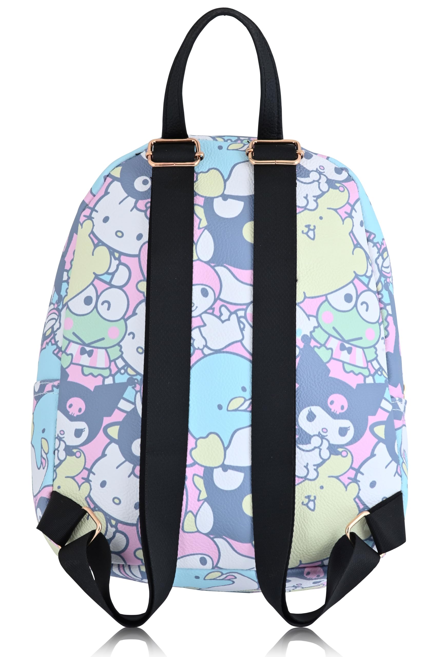 Fast Forward Sanrio Hello Kitty and Friends Backpack for Women, Men, Unisex | Cute PU Leather 10" Mini Backpack