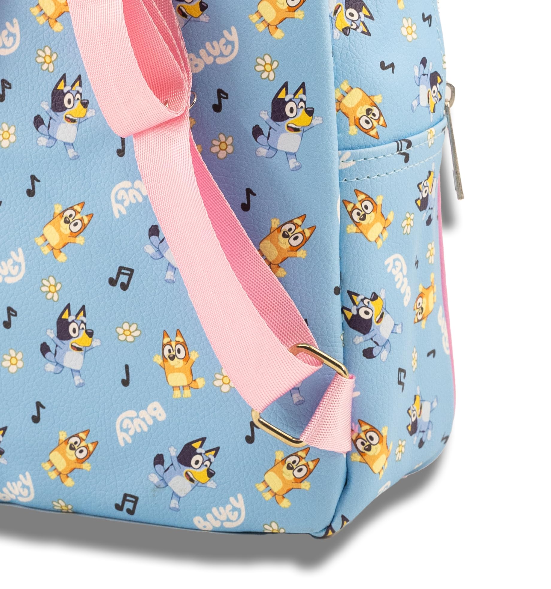 Fast Forward Sitch, Hello Kitty or Bluey Mini Backpack for Kids & Adults | 10" PU Leather Bluey Backpack Purse