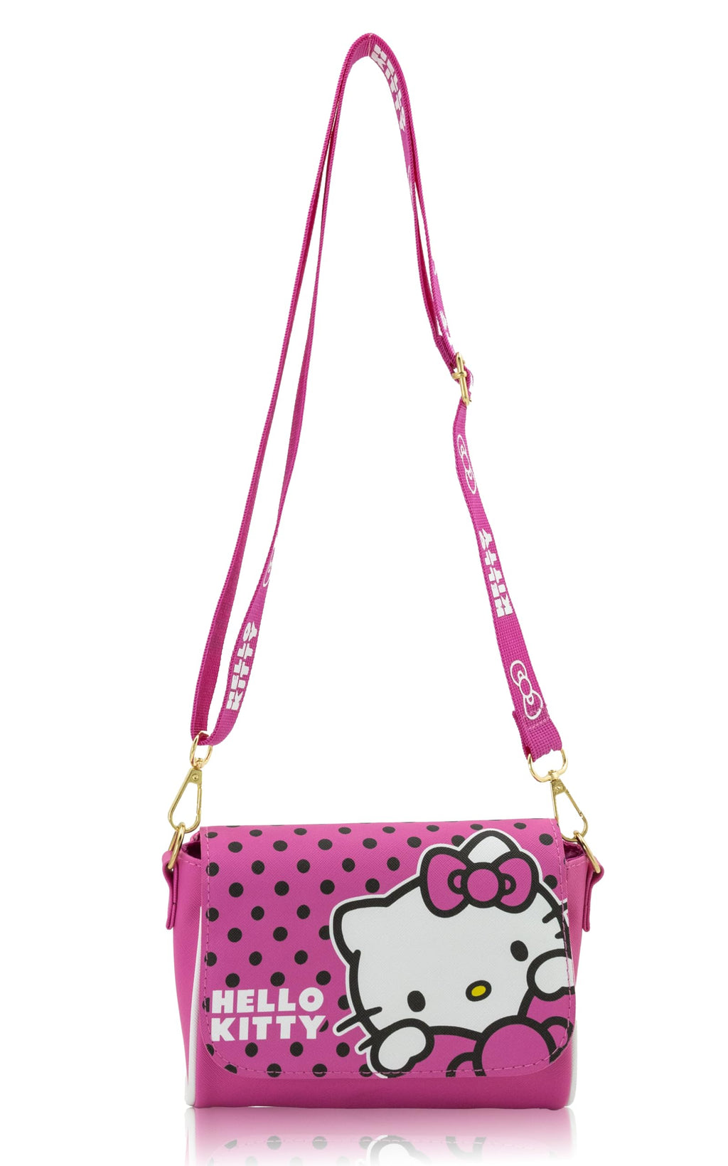 Fast Forward Stitch, Hello Kitty or Bluey Girls Purse | Small Crossbody Shoulder Bag with Adjustable Strap