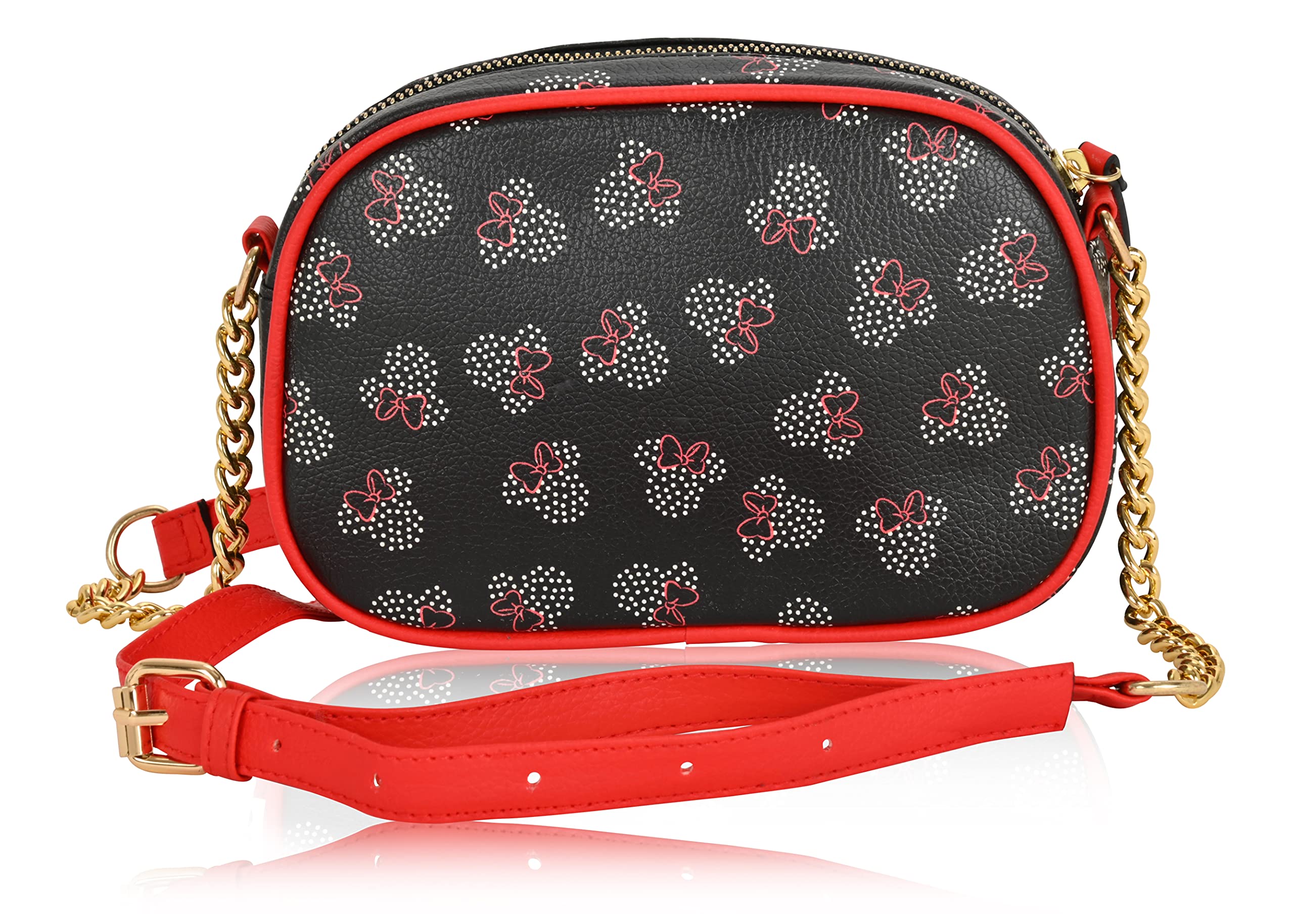 Minnie Mouse Camera Bag Purse - Mickey & Minnie Mouse Classic Premium Camera Bag Purse