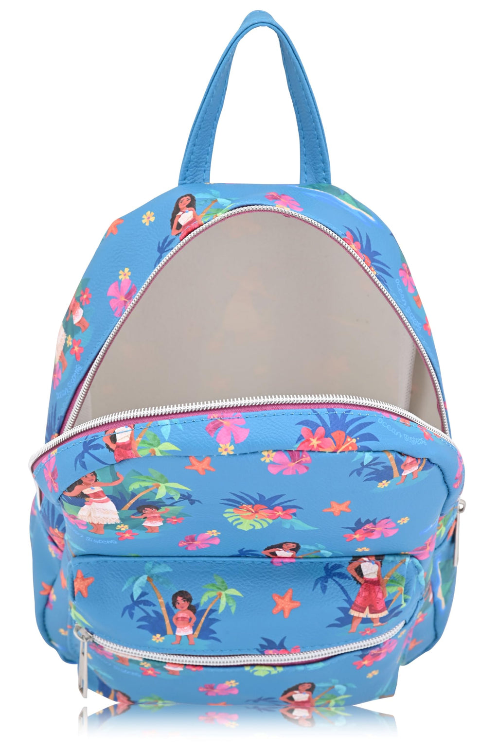 Fast Forward Moana 10" Unisex Mini Backpack, Cute PU Leather, Officially Licensed Disney Moana Mini Backpack, Perfect for Women, Men, Boys, Girls