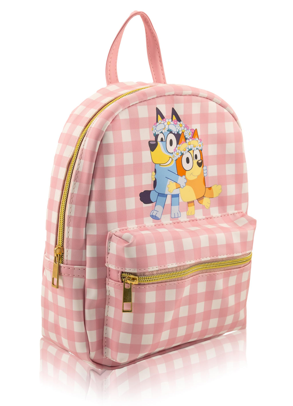 Fast Forward Bluey Mini Backpack for Kids & Adults | 10" PU Leather Backpack Purse | Toddler Travel Bag, Small Bookbag for School, Travel, or Everyday Use | Ages 3+