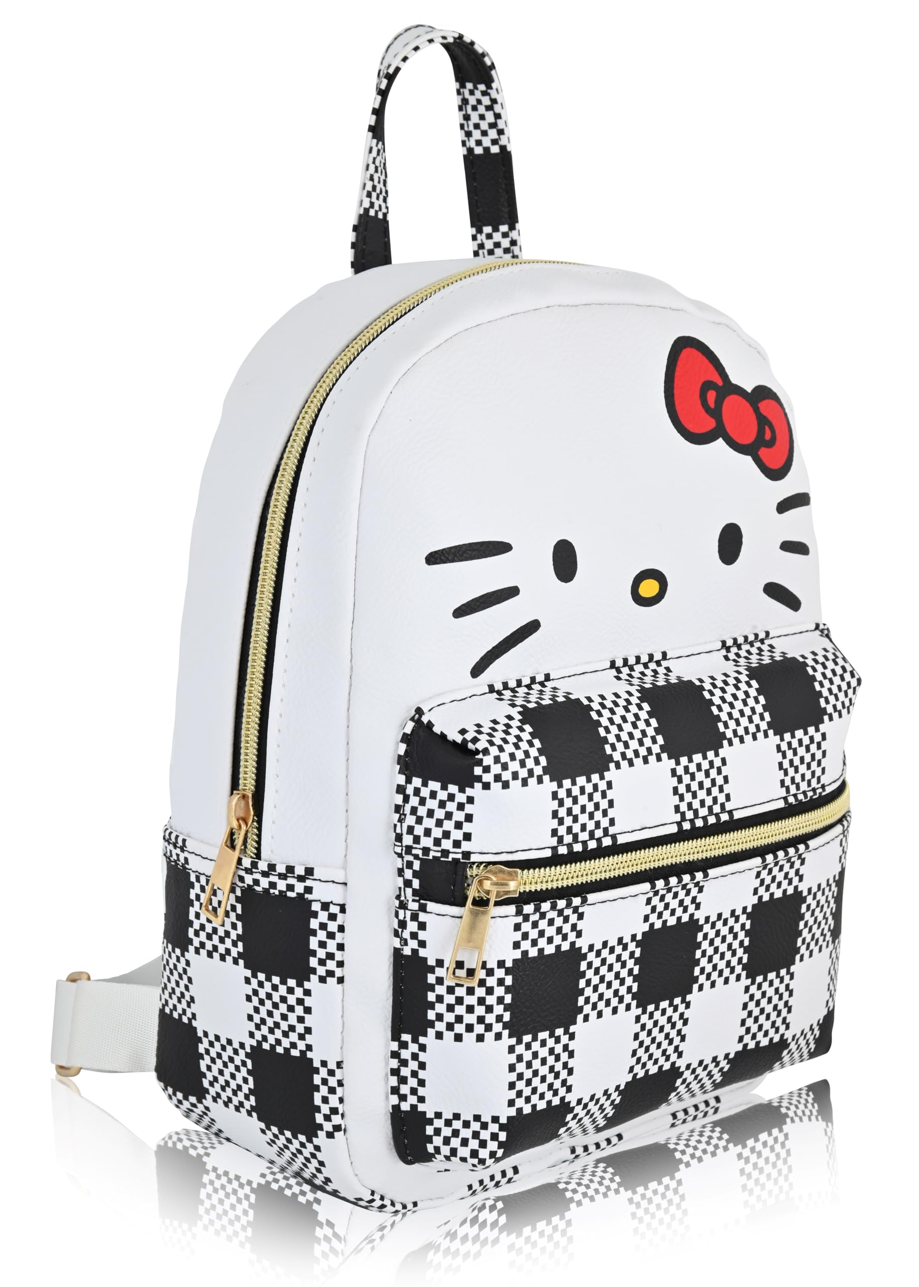 Fast Forward Sanrio Hello Kitty Backpack for Women, Men, Unisex | 10" PU Leather Mini Backpack Purse | Hello Kitty Accessory