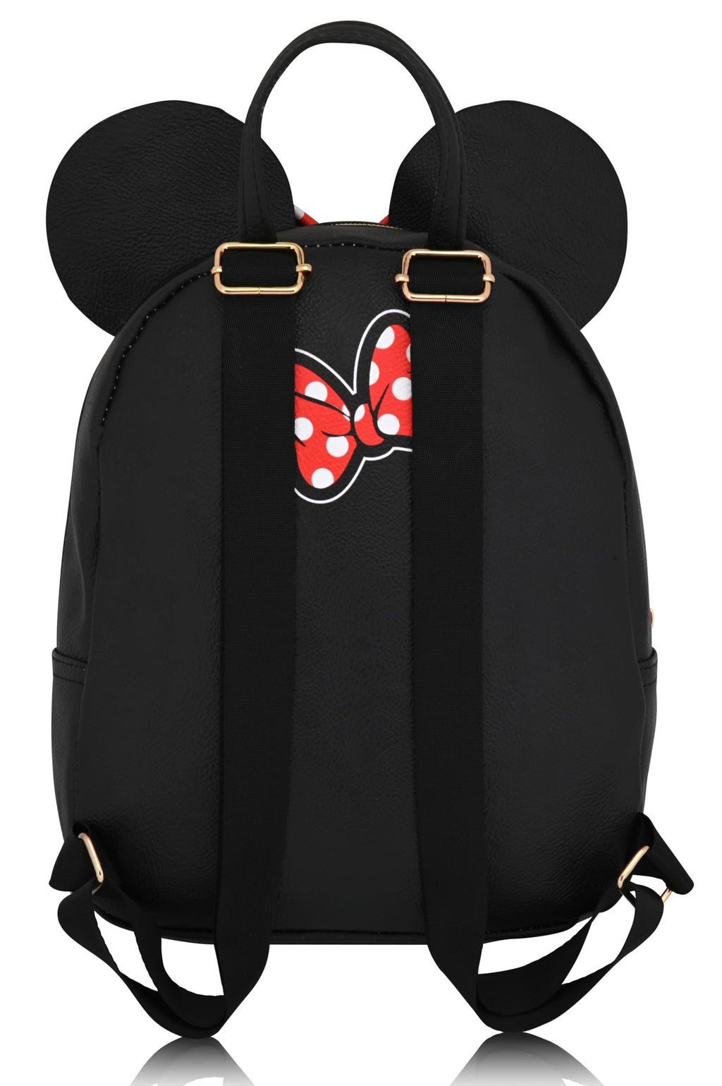 Disney Minnie Mouse Backpack for Women, Men, Boys, Girls, Unisex | Cute PU Leather 10" Minnie Mouse Mini Backpack Purse Shoulder Purse | Minnie Mouse Bag and Minnie Mouse Accessories