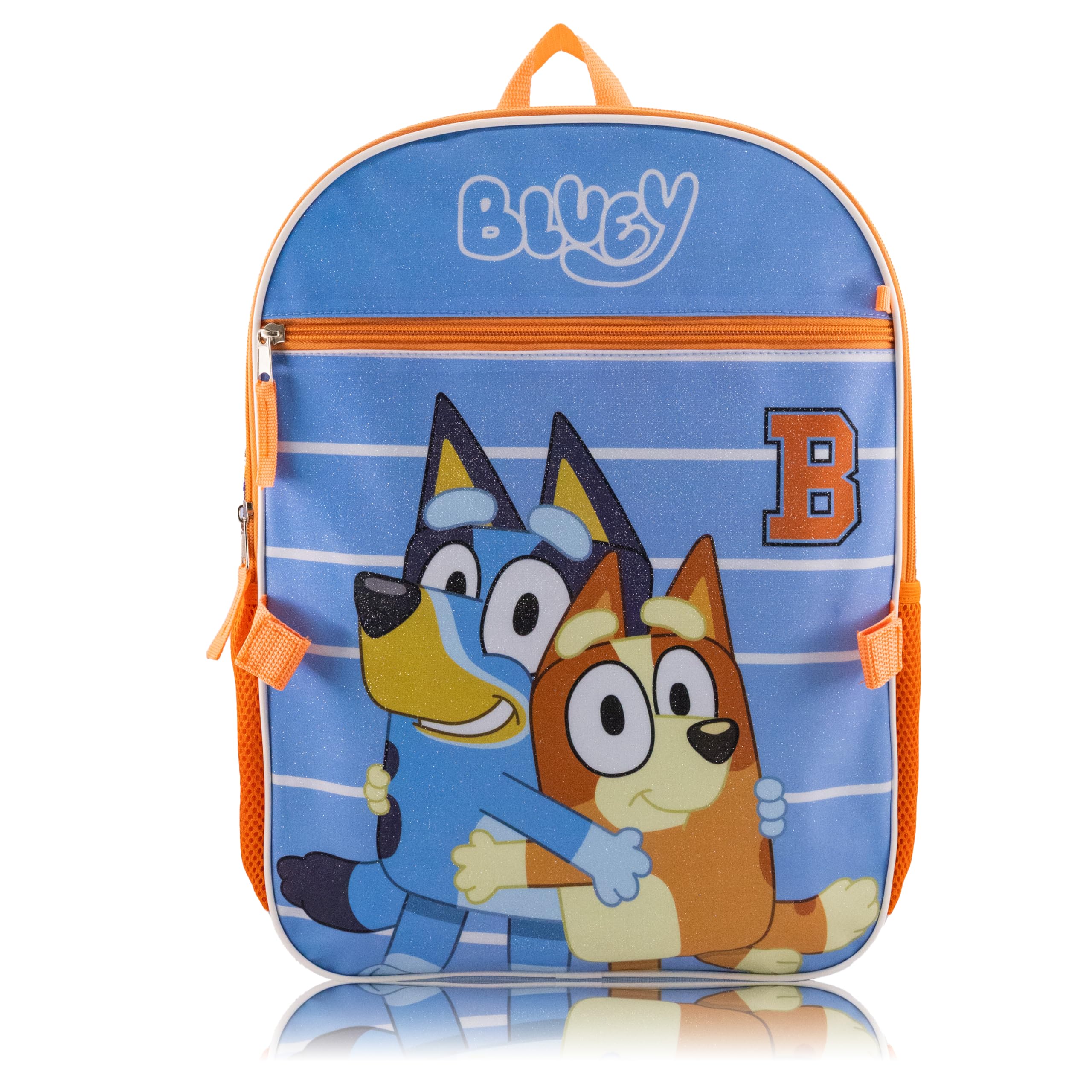 Fast Forward Stitch, Bluey, Hello Kitty or Spiderman 5 Piece Backpack Set for Kids