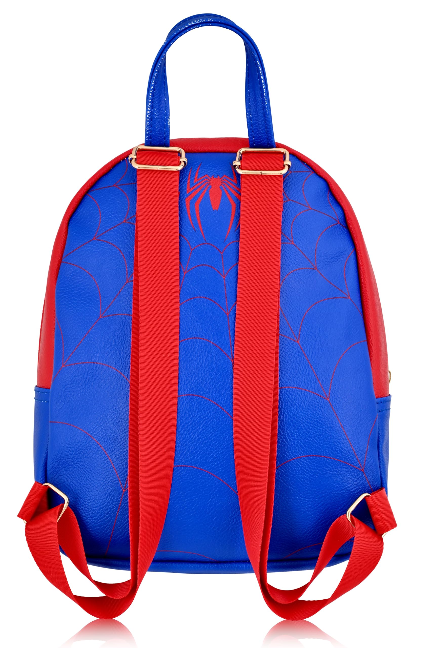 Marvel Spiderman Backpack for Men, Women, Unisex | Cute PU Leather 10" Mini Backpack Purse | Spiderman Bag & Accessories