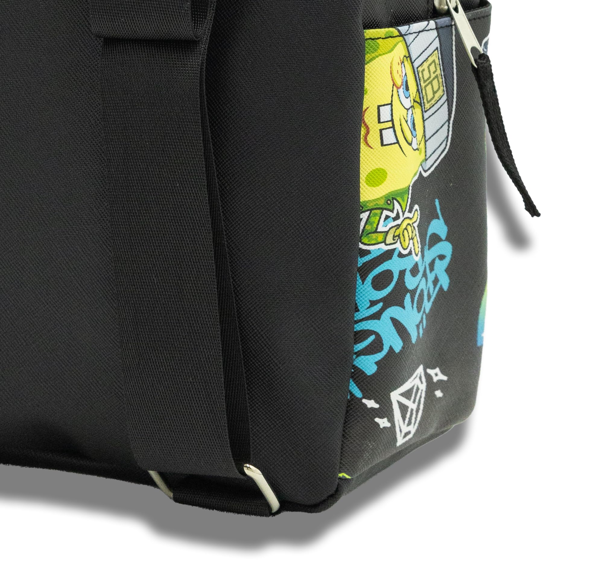 Fast Forward Nickelodeon SpongeBob SquarePants Mini Backpack for Kids & Adults | 11" PU Leather Backpack Purse | Toddler Travel Bag, Small Bookbag for School, Travel, or Everyday Use | Ages 3+