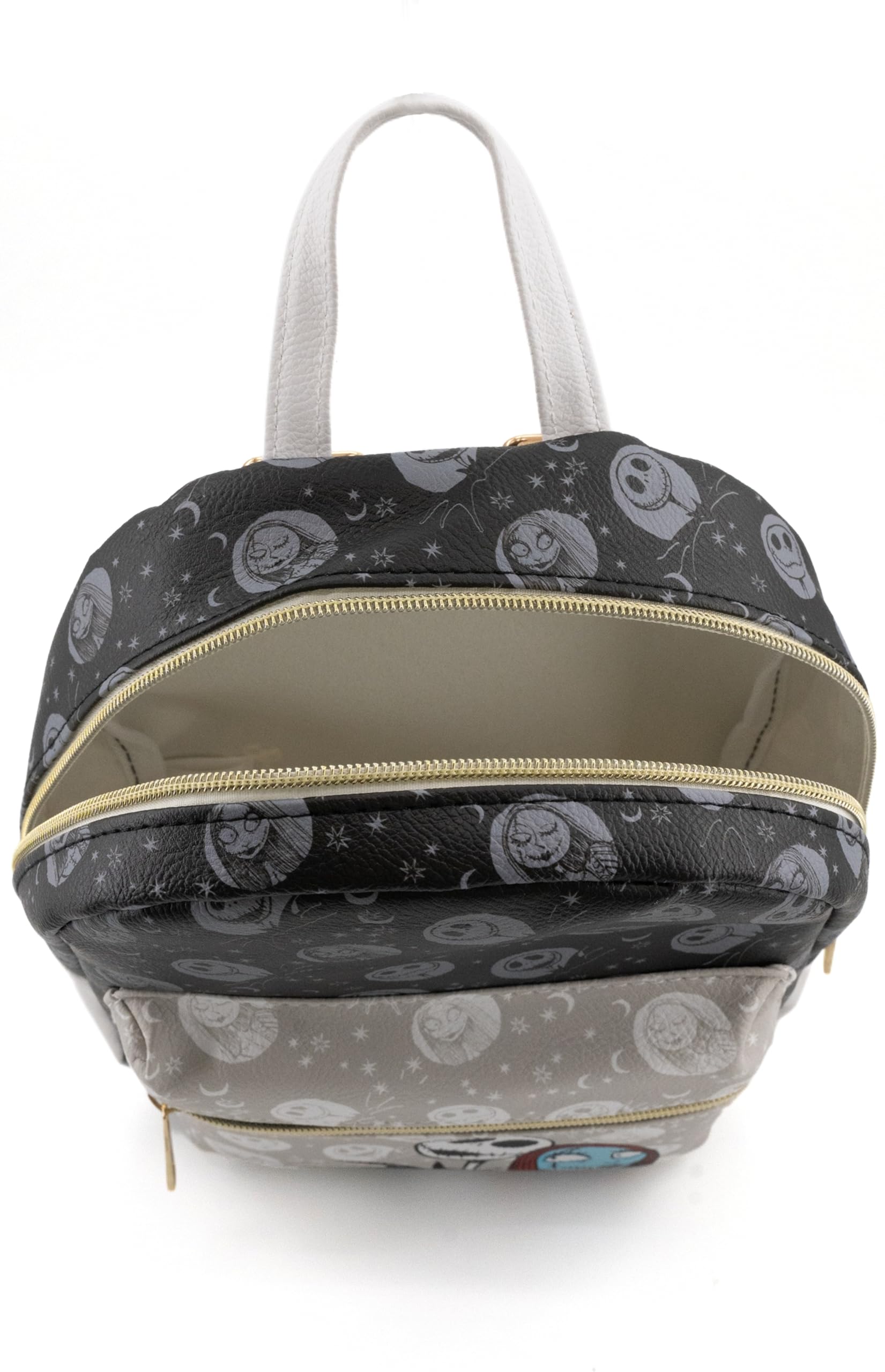 Disney Nightmare Before Christmas Backpack for Men, Women, Unisex | Cute PU Leather 10" Jack Skellington Mini Backpack Purse