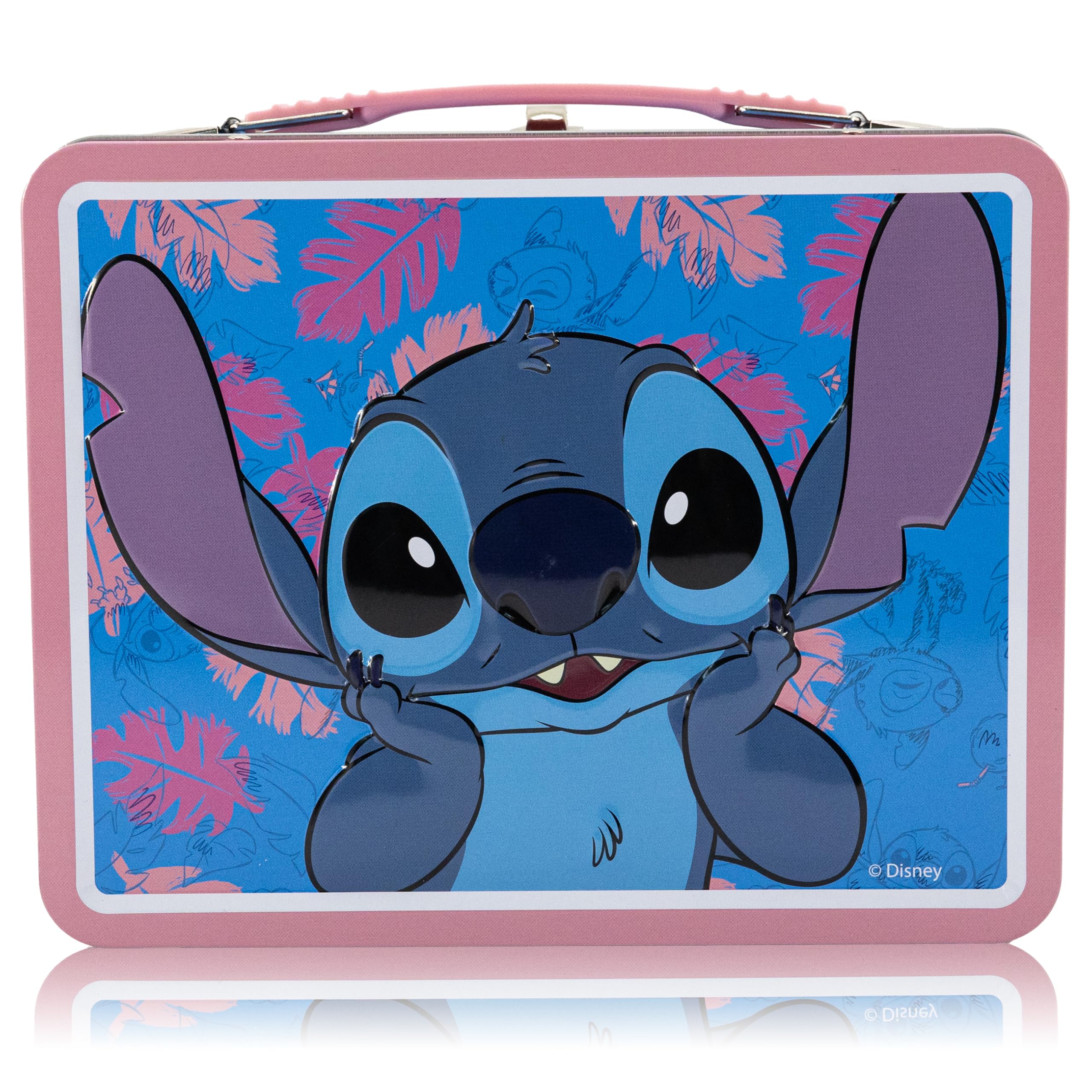 Fast Forward Stitch, Spiderman, Bluey or Hello Kitty Tin Lunch Box for Kids | Stitch Tin Lunchbag for Boys, Girls, Unisex