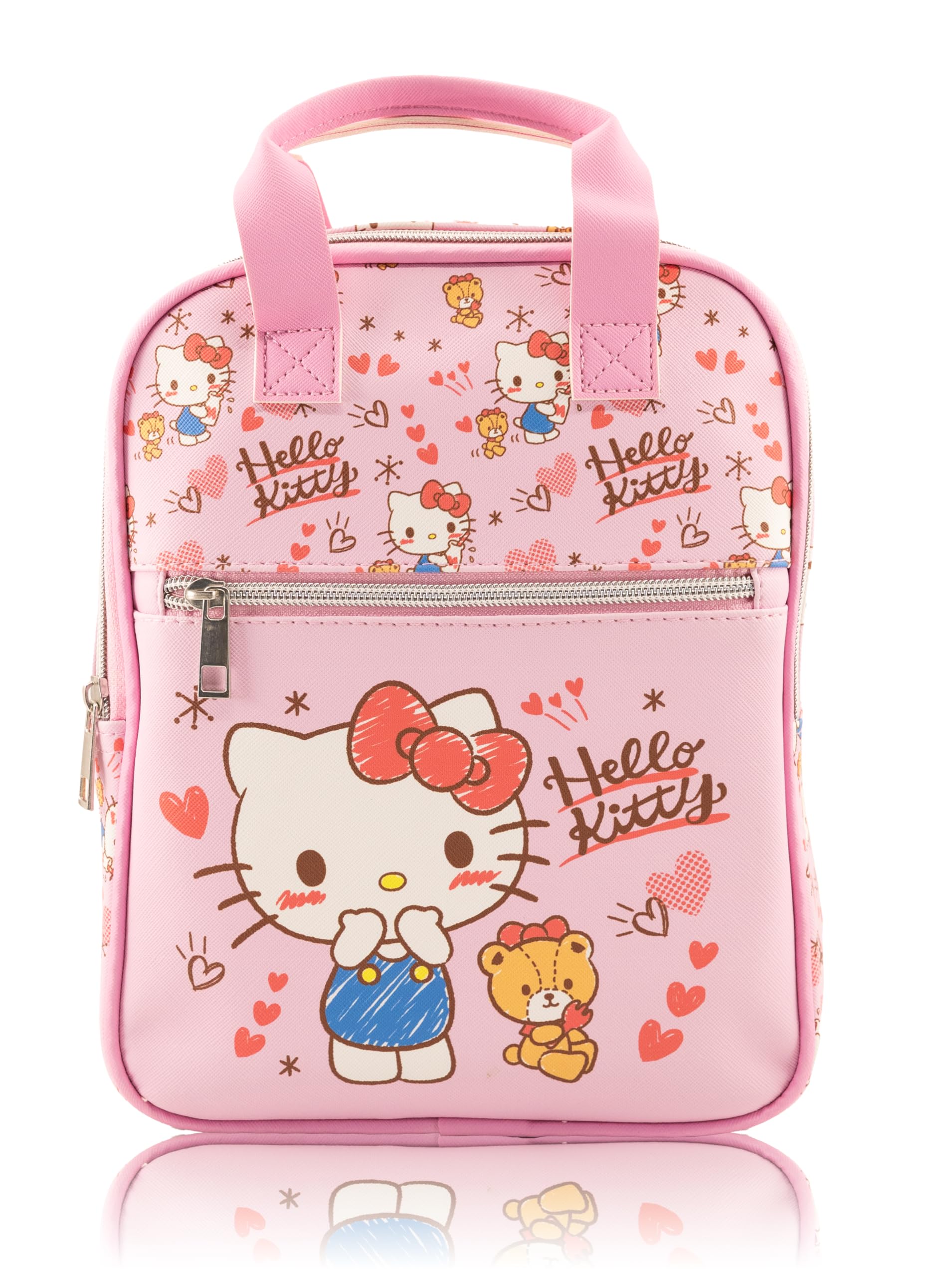 Fast Forward Sitch, Hello Kitty or Bluey Mini Backpack for Kids & Adults | 10" PU Leather Bluey Backpack Purse