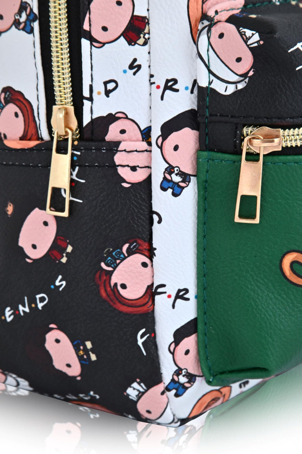 Fast Forward Friends Backpack for Women, Men, Unisex | Cute PU Leather 10" Mini Backpack Purse | Friends Bag & Accessories