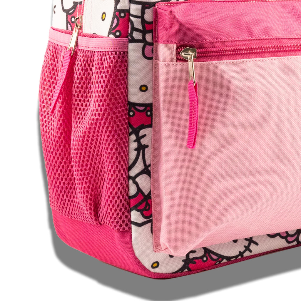 Fast Forward Hello Kitty, Bluey or Stitch Backpack for Kids | Embossed Print Bookbag for Girls, Boys, Unisex
