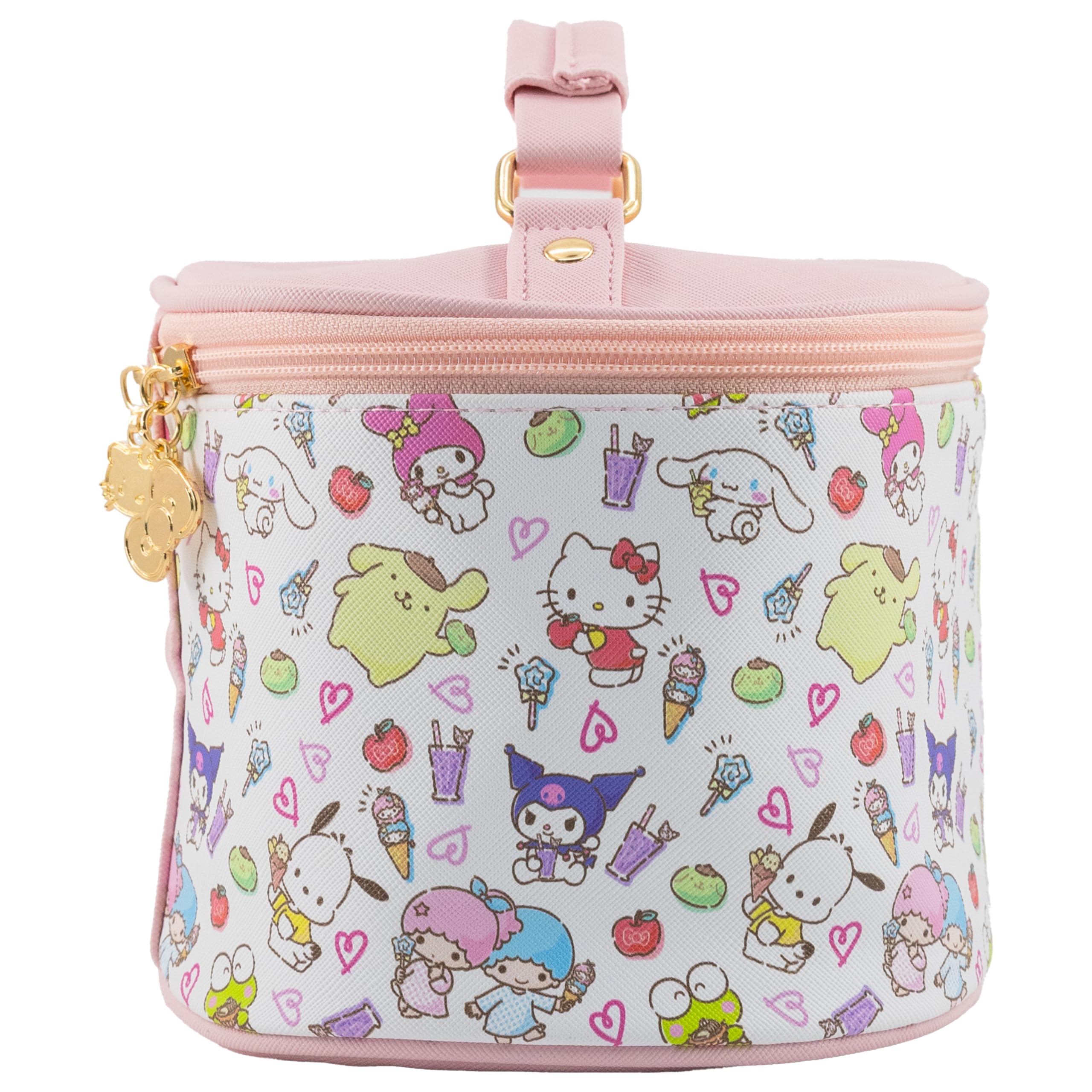 Fast Forward Stitch, Hello Kitty, Bluey or Strawberry Shortcake Makeup Organizer, Travel Toiletry Bag for Women, Makeup Travel Bag, Cosmetic Bag, Train Case