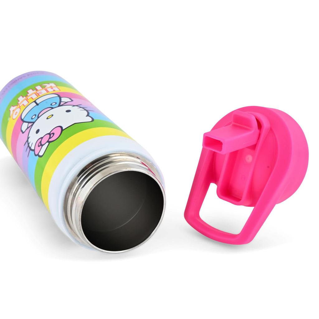 Sanrio Hello Kitty Insulated Stainless Steel Water Bottle | 20 Oz Insulated Water Bottle | Kids Water Bottle Thermos for Girls, Boys, Unisex