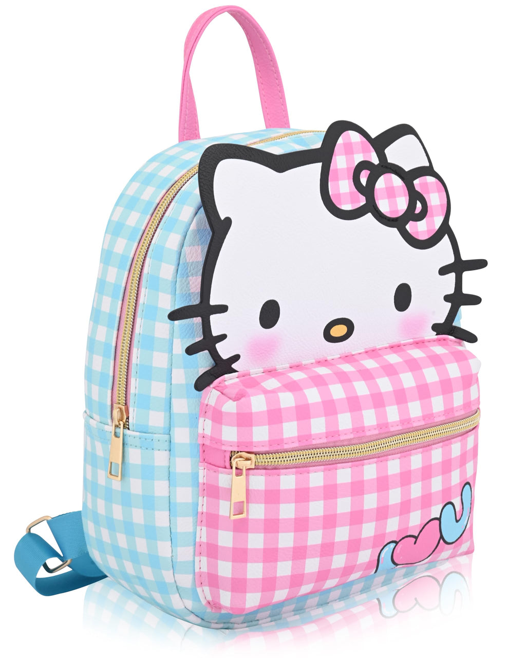 Fast Forward Sanrio Hello Kitty Backpack for Women, Men, Unisex | 10" PU Leather Mini Backpack Purse | Hello Kitty Accessory
