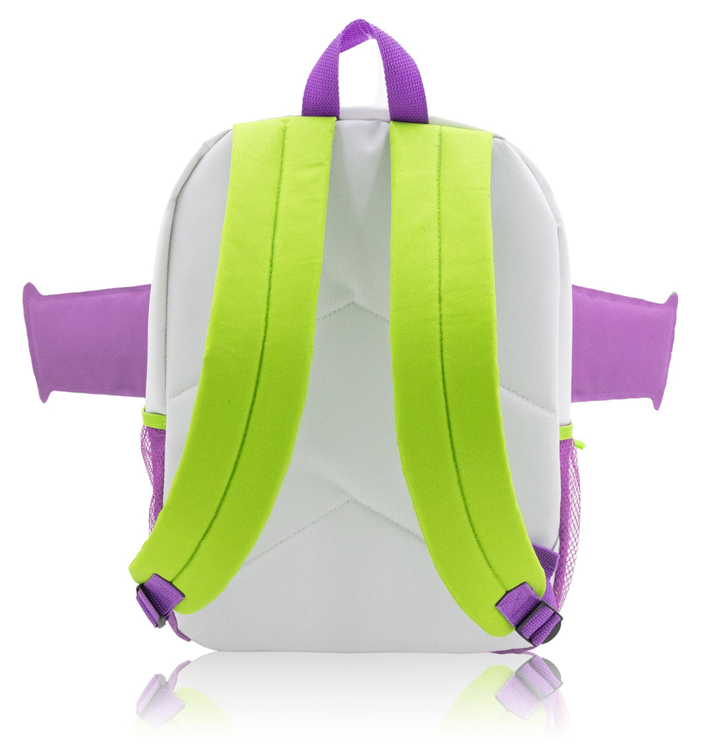 Disney Pixar Buzz Lightyear Backpack for Kids | Toy Story School Bookbag with Front Pocket, Padded Straps & Wing Appliques | Lightweight Travel Backpack for Boys, Girls, or Teens | 16" | Ages 3+