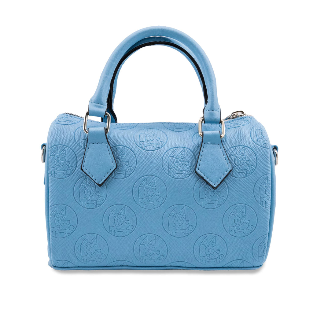 Fast Forward Bluey Mini Purse Crossbody Handbag for Women | Leather Women's Shoulder Handbag Satchel with Embossed Print | Bluey Accessories for Girls, Boys, Adults, Unisex