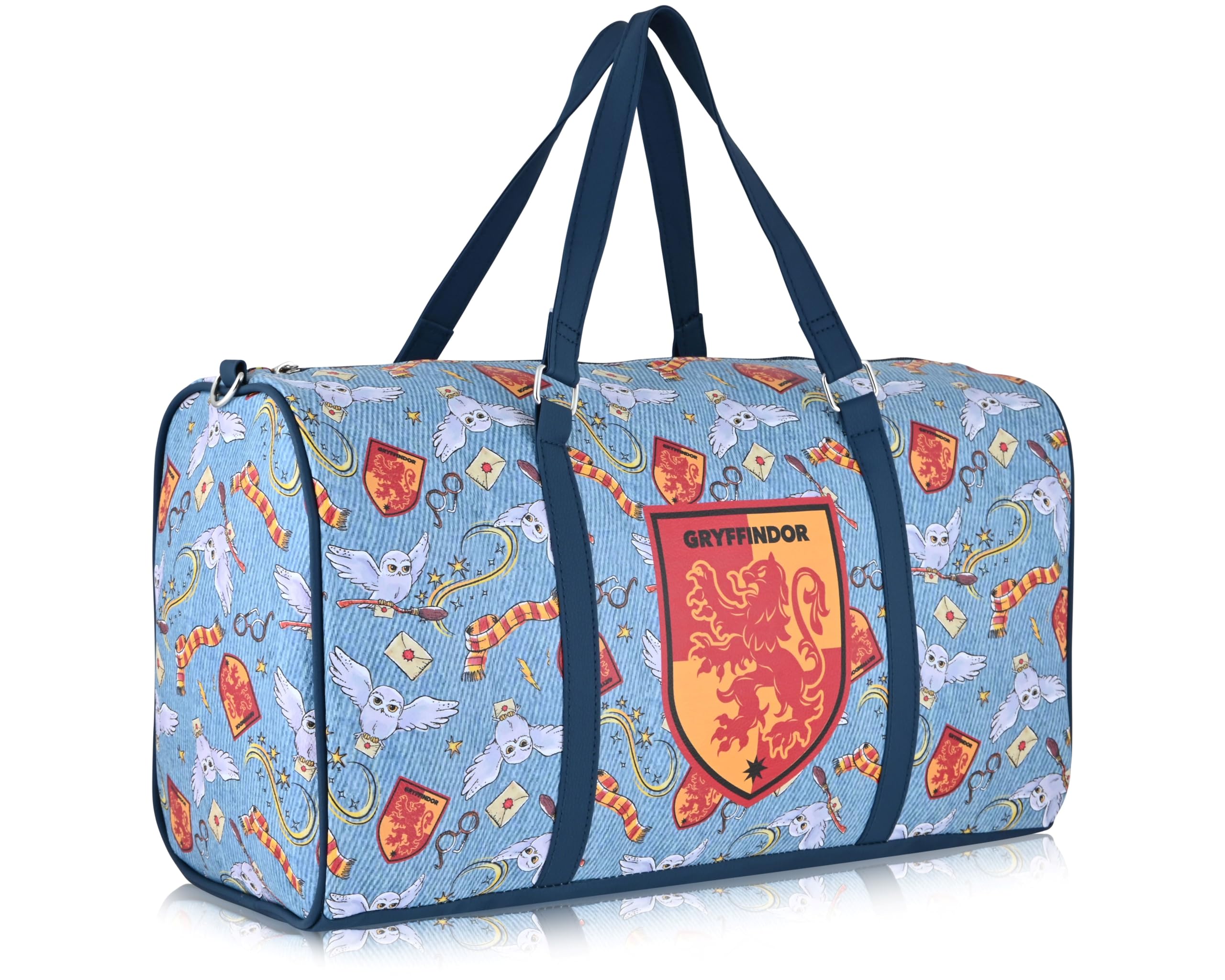 Stitch, Minnie, Mickey, Pooh, Harry Potter, or Jack Skellington 16" Leather Mini Travel Bag, Duffle Bag, Overnight Bag