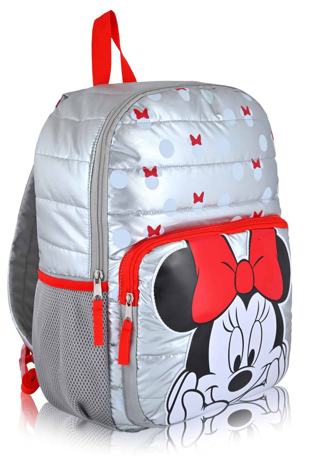 Disney Minnie Mouse Backpack for Kids | Minnie Mouse Bag with Ears and Bow | Toddler Travel Bag, Lightweight Backpack for School | Ages 3+